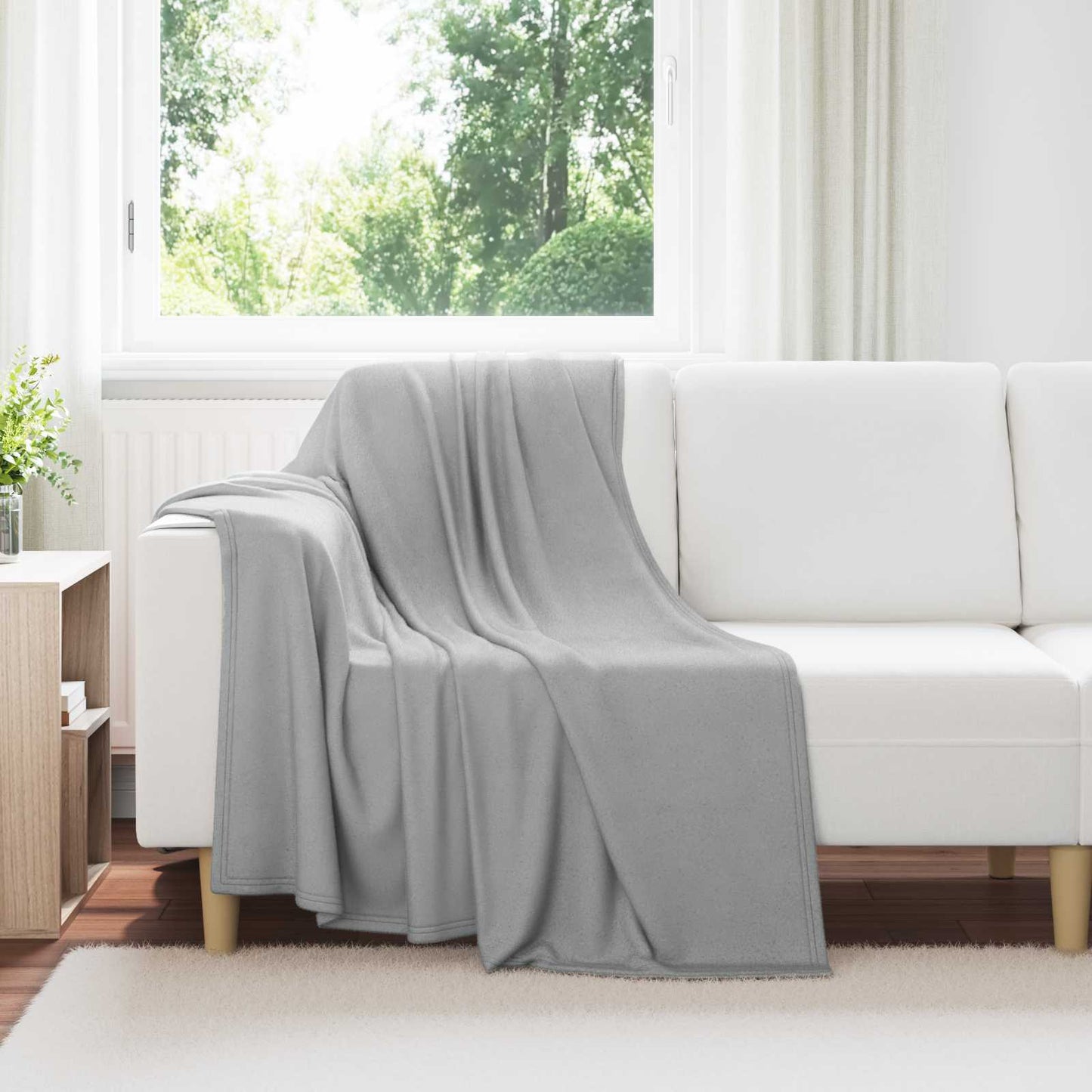 Kleden 24 pcs Grijs 170 x 130 cm Fleece is nu te koop bij PeponiXL, paradijselijk wonen!