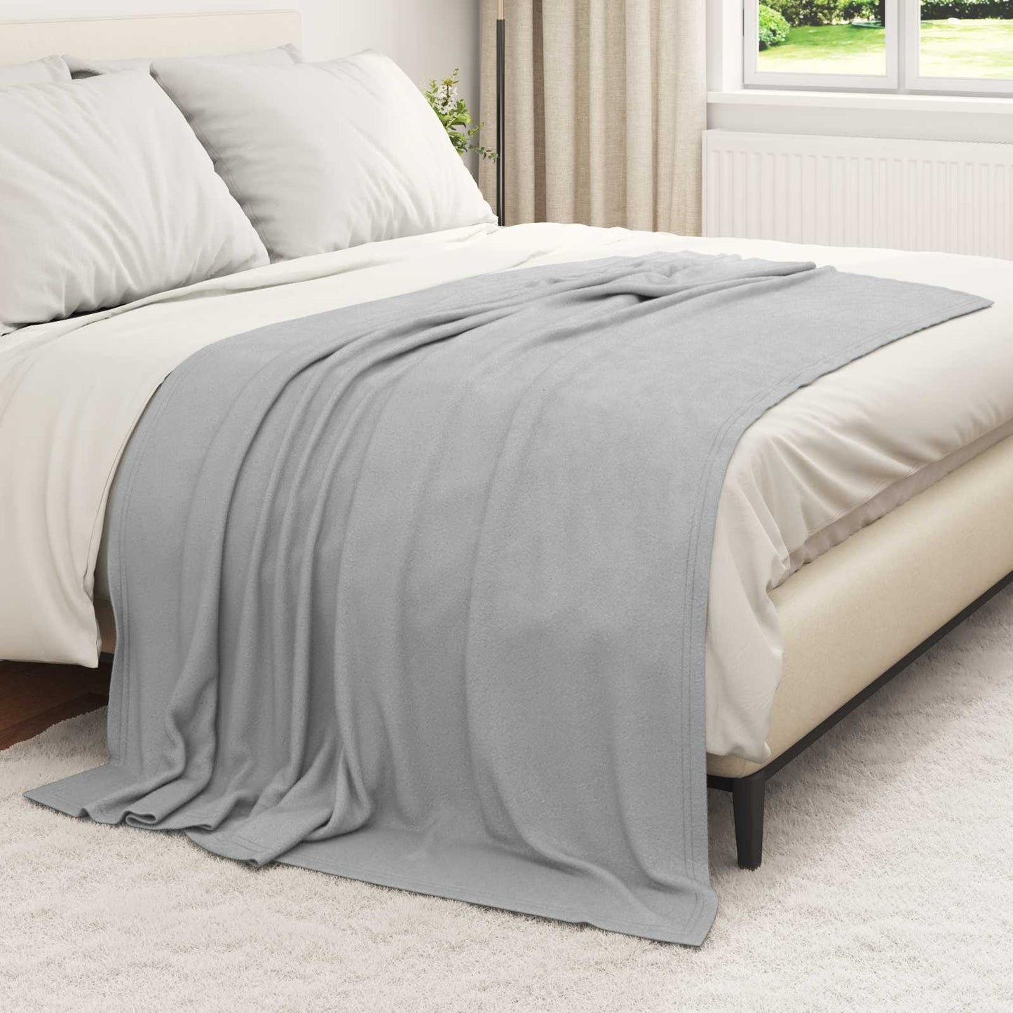 Kleden 24 pcs Grijs 200 x 150 cm Fleece is nu te koop bij PeponiXL, paradijselijk wonen!