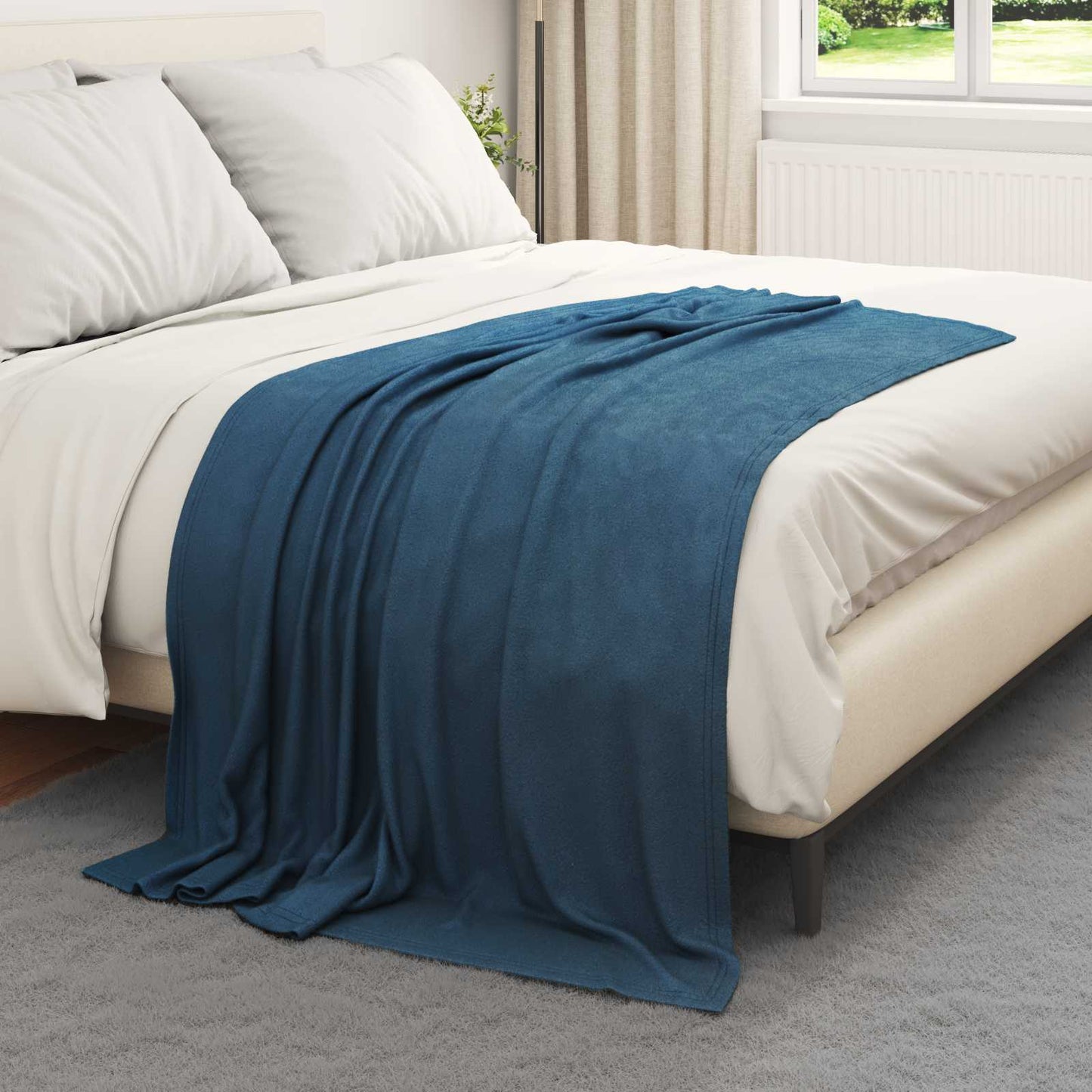 Kleden 24 pcs Marineblauw 170 x 130 cm Fleece is nu te koop bij PeponiXL, paradijselijk wonen!