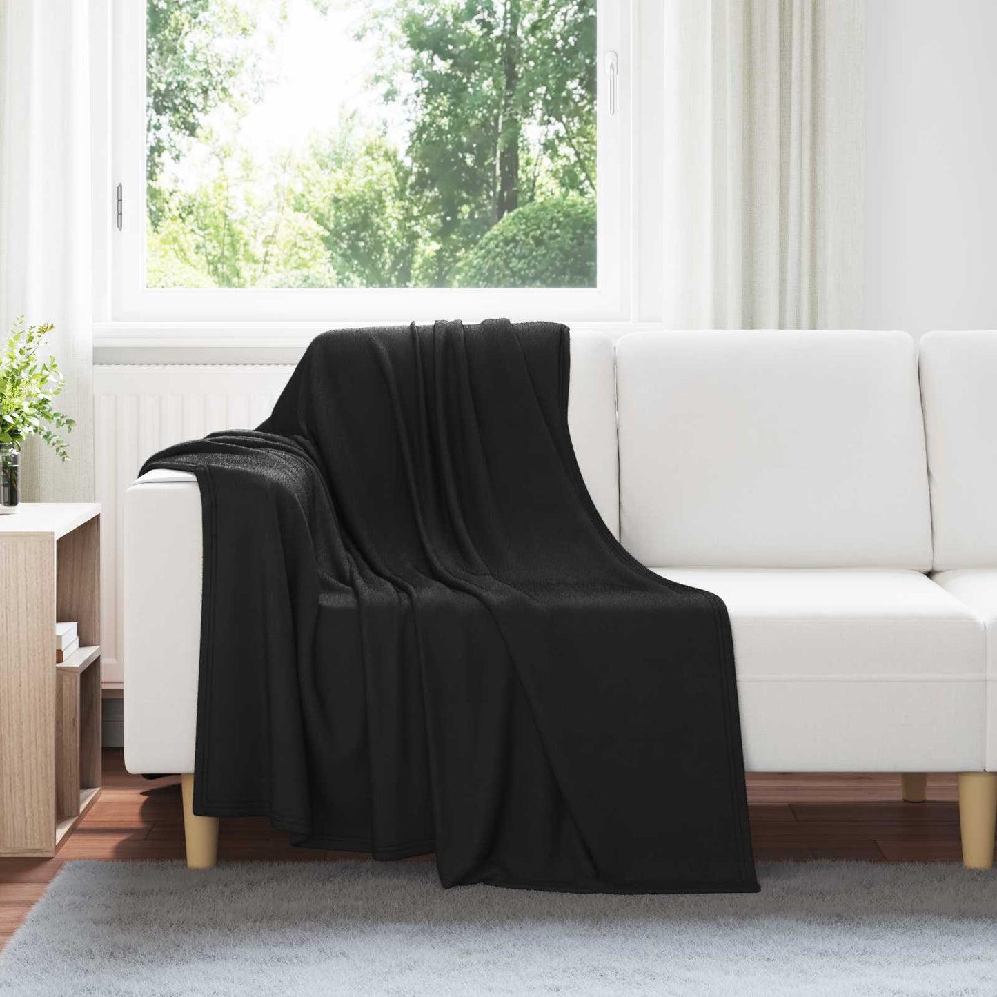 Kleden 24 pcs Zwart 170 x 130 cm Fleece is nu te koop bij PeponiXL, paradijselijk wonen!