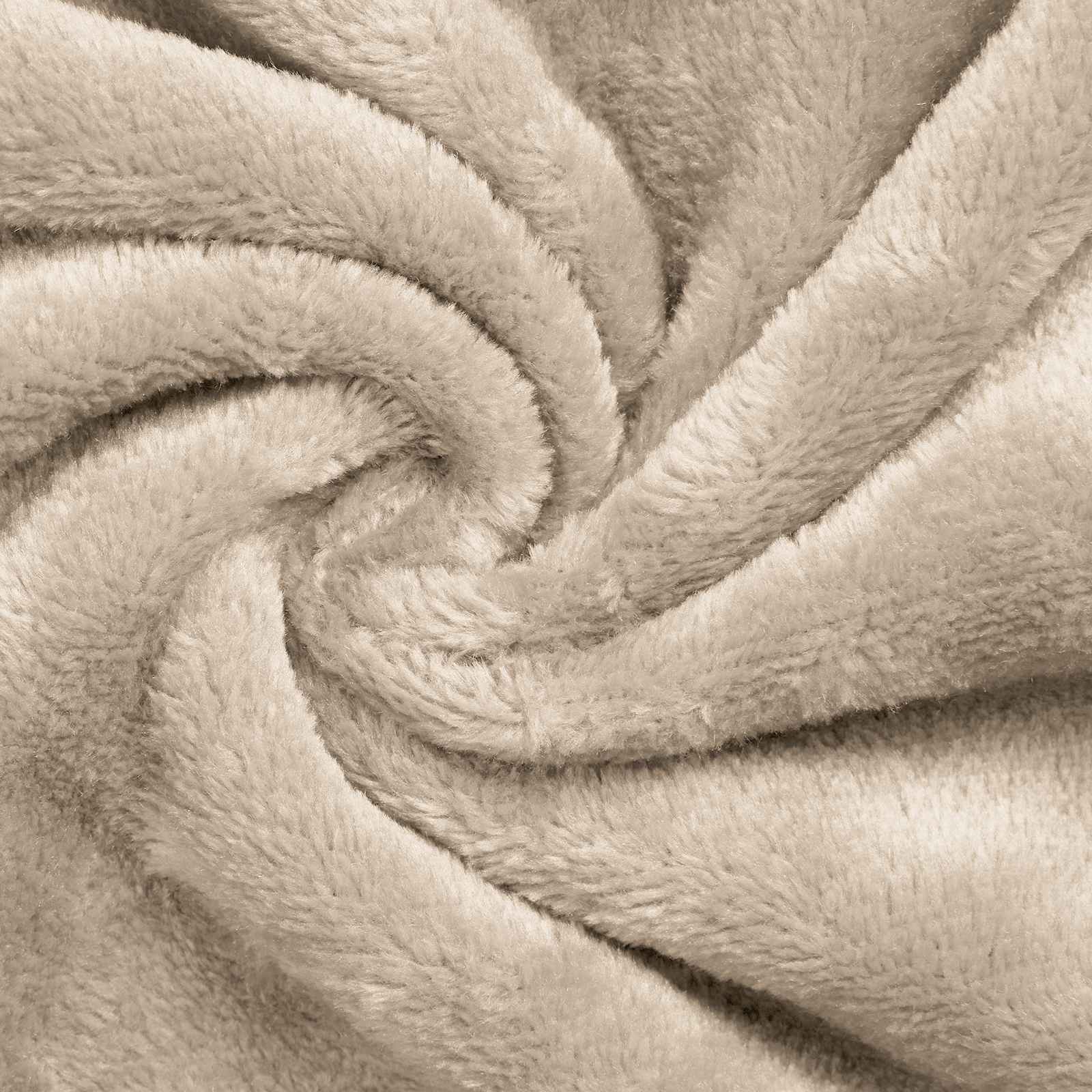 Deken hoodie Beige L Fleece en Flanel is nu te koop bij PeponiXL, paradijselijk wonen!
