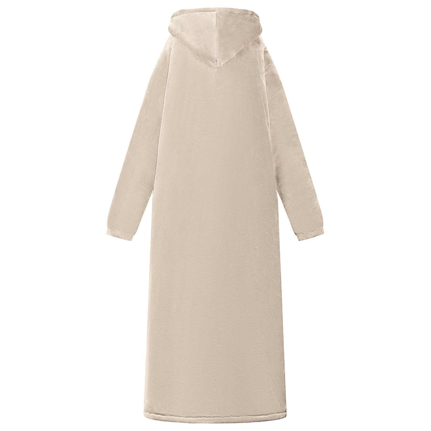 Deken hoodie Beige M Fleece en Flanel is nu te koop bij PeponiXL, paradijselijk wonen!