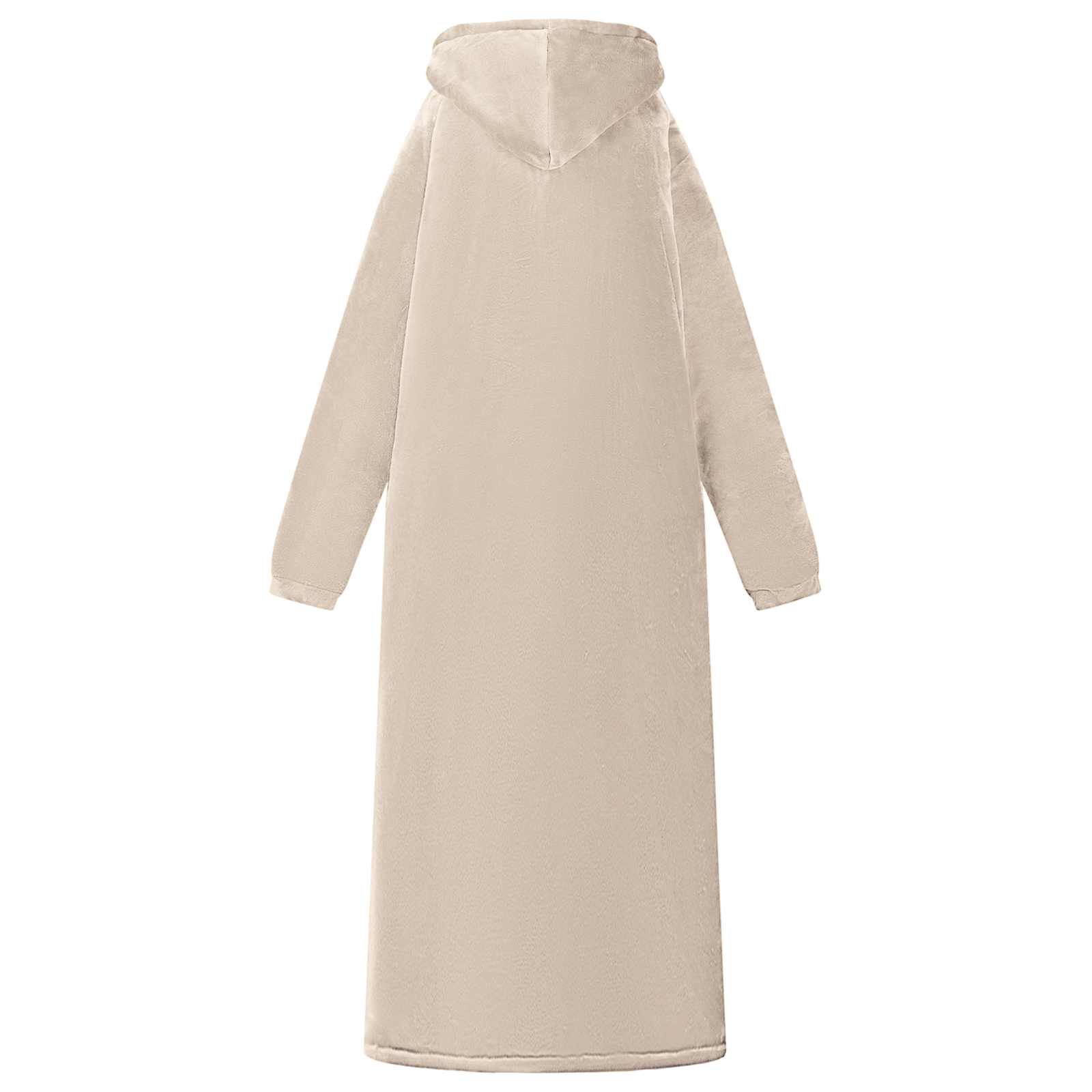 Deken hoodie Beige L Fleece en Flanel is nu te koop bij PeponiXL, paradijselijk wonen!