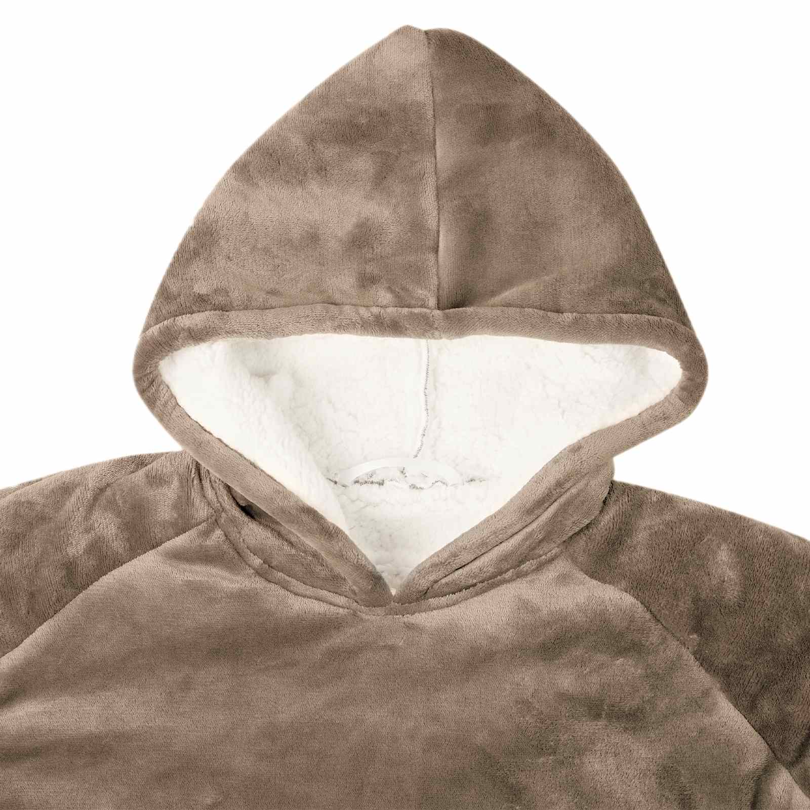 Deken hoodie Kameel M Fleece en Flanel is nu te koop bij PeponiXL, paradijselijk wonen!