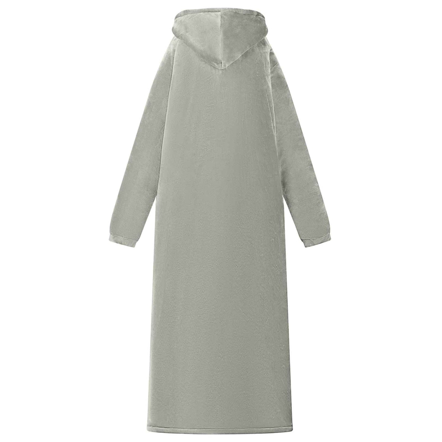 Deken hoodie Grijs M Fleece en Flanel is nu te koop bij PeponiXL, paradijselijk wonen!