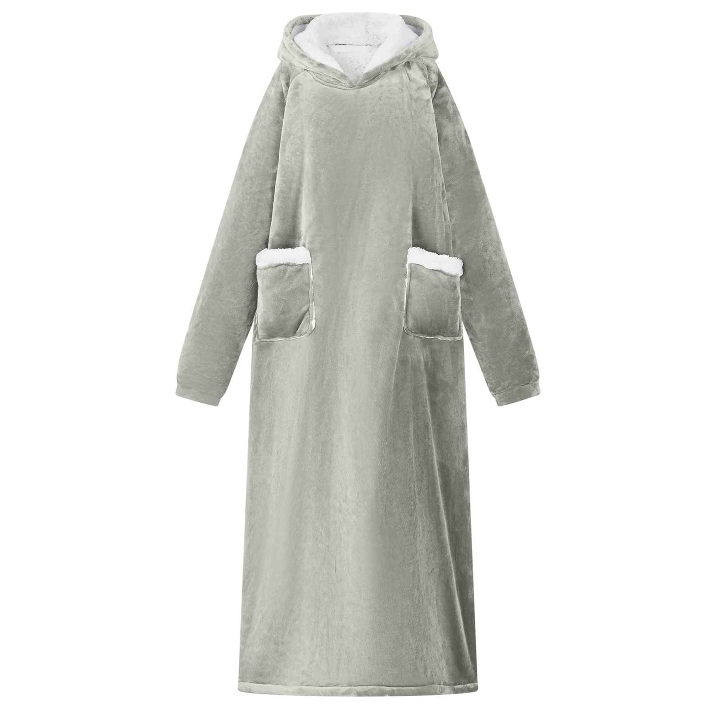 Deken hoodie Grijs L Fleece en Flanel is nu te koop bij PeponiXL, paradijselijk wonen!