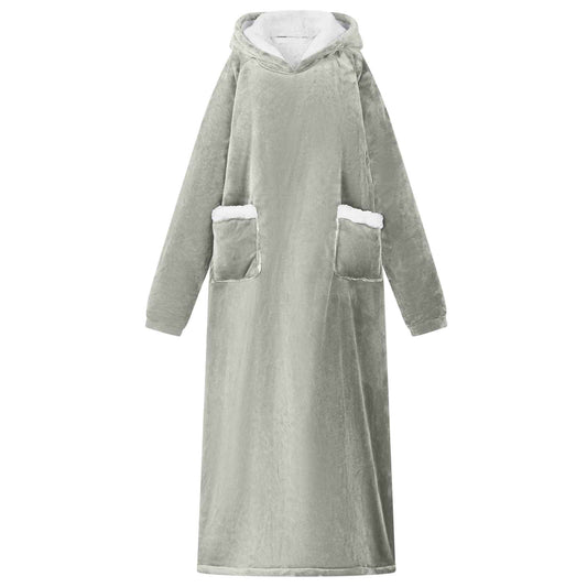 Deken hoodie Grijs L Fleece en Flanel is nu te koop bij PeponiXL, paradijselijk wonen!