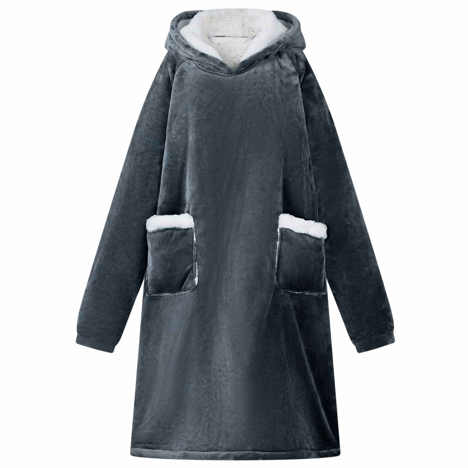 Deken hoodie Marineblauw L Fleece en Flanel is nu te koop bij PeponiXL, paradijselijk wonen!