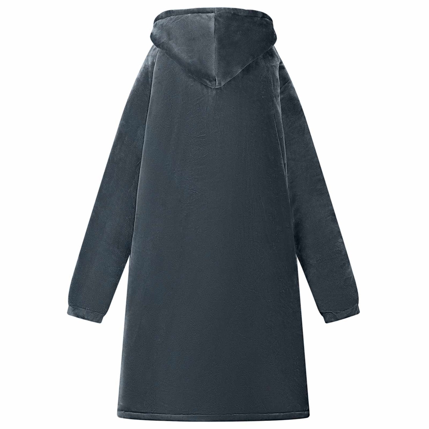 Deken hoodie Marineblauw L Fleece en Flanel is nu te koop bij PeponiXL, paradijselijk wonen!