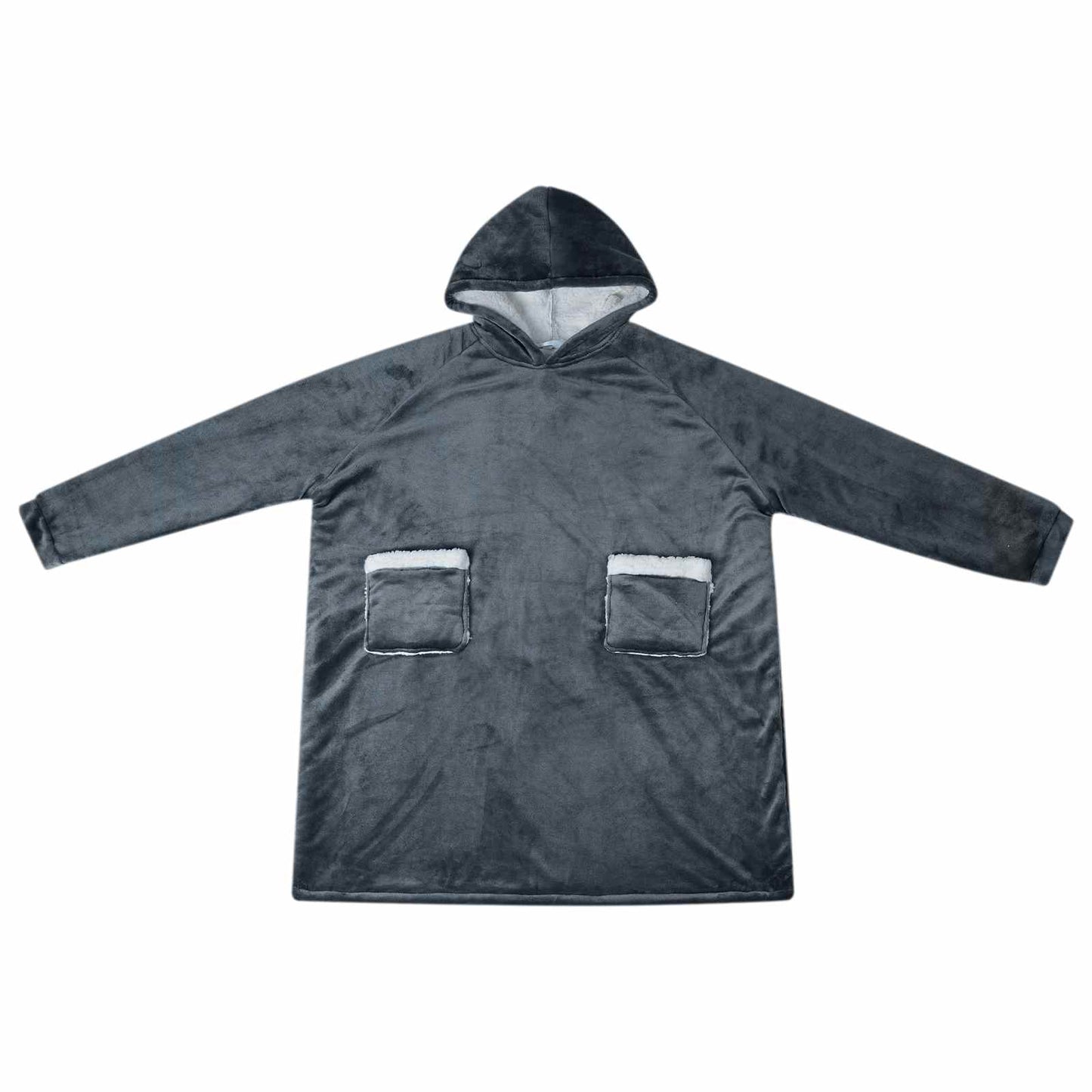 Deken hoodie Marineblauw L Fleece en Flanel is nu te koop bij PeponiXL, paradijselijk wonen!