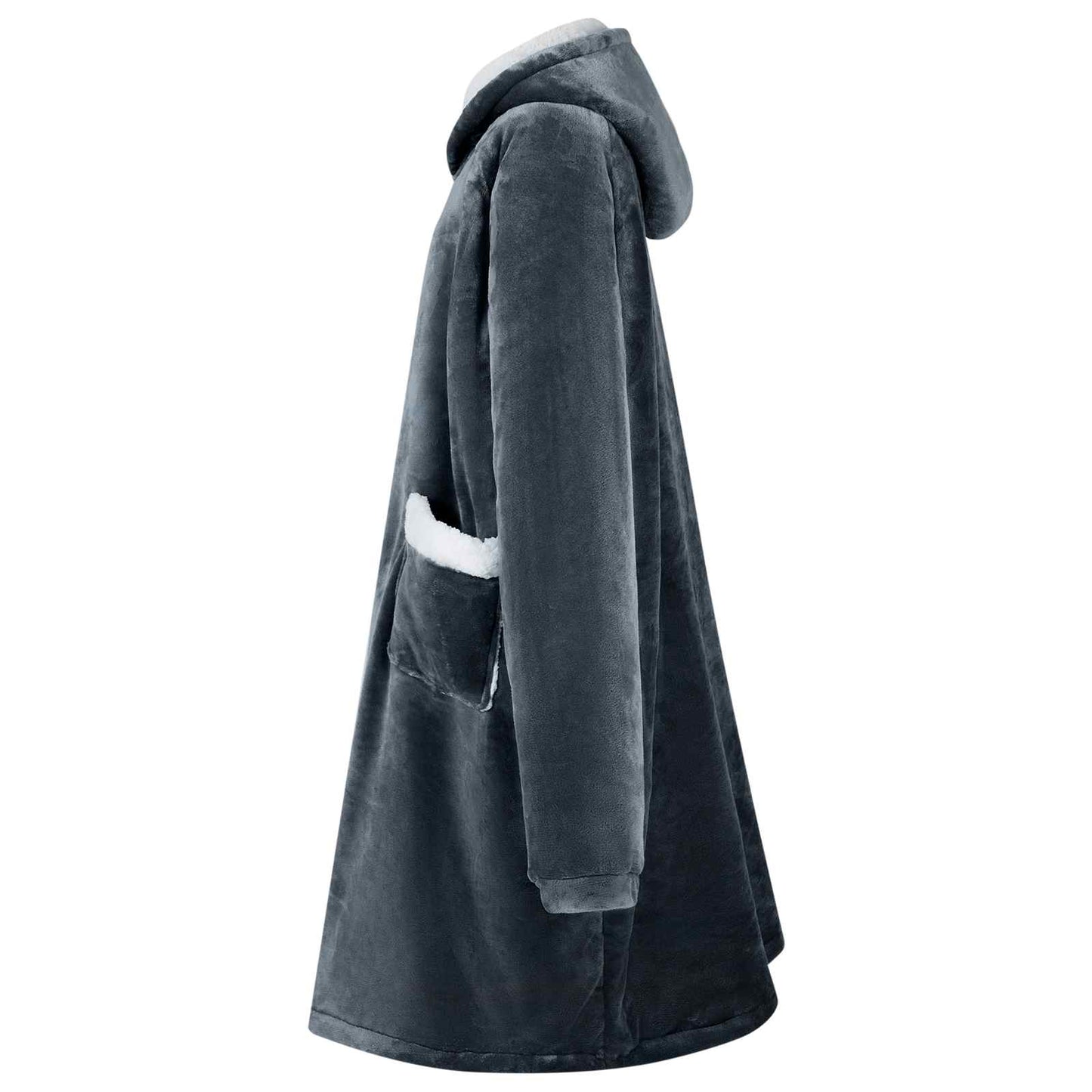 Deken hoodie Marineblauw L Fleece en Flanel is nu te koop bij PeponiXL, paradijselijk wonen!
