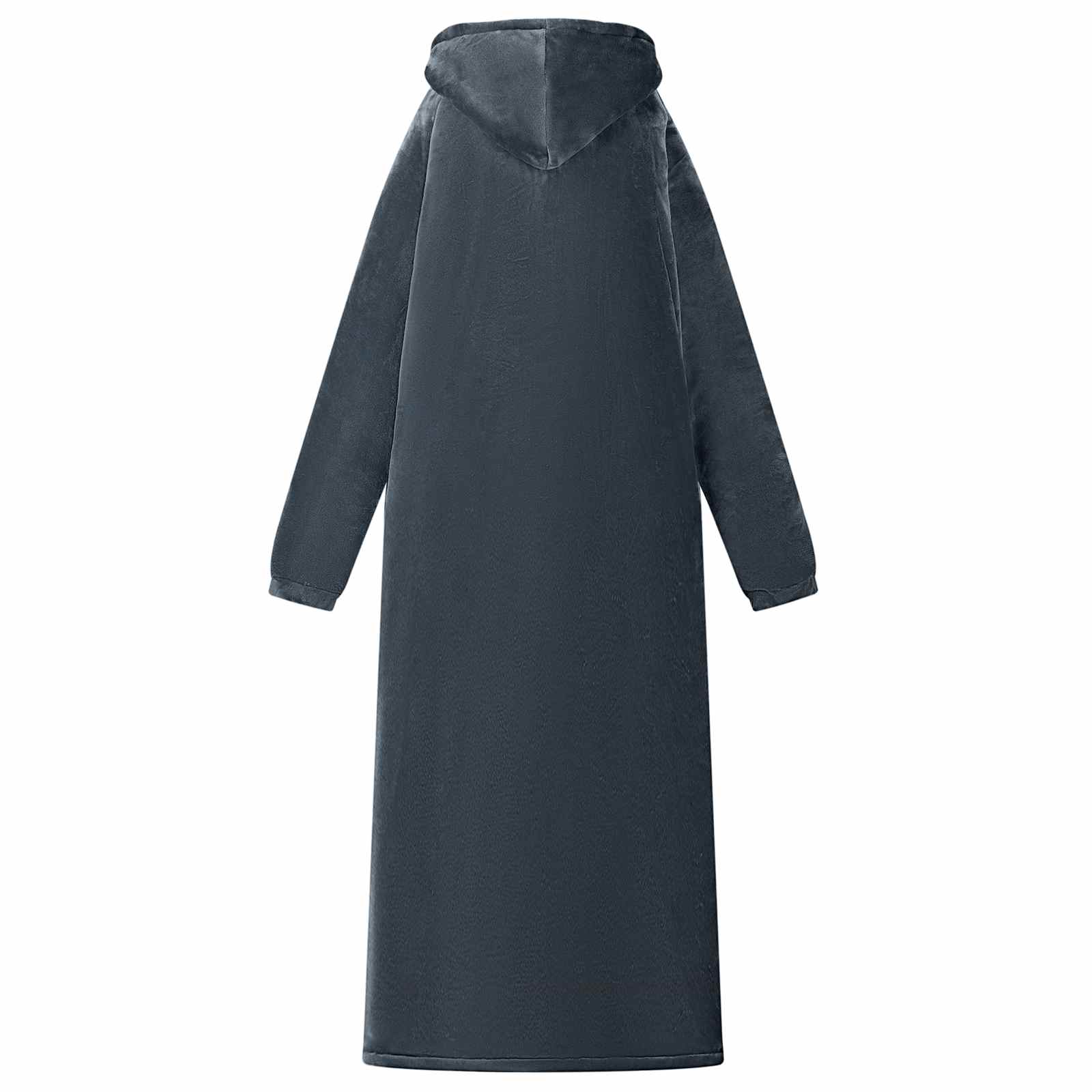 Deken hoodie Marineblauw M Fleece en Flanel is nu te koop bij PeponiXL, paradijselijk wonen!