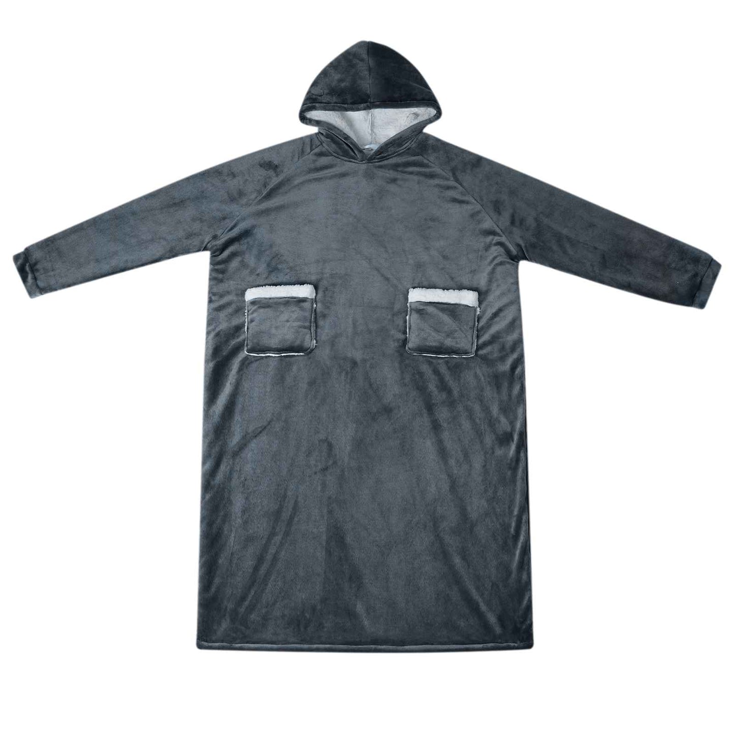 Deken hoodie Marineblauw M Fleece en Flanel is nu te koop bij PeponiXL, paradijselijk wonen!
