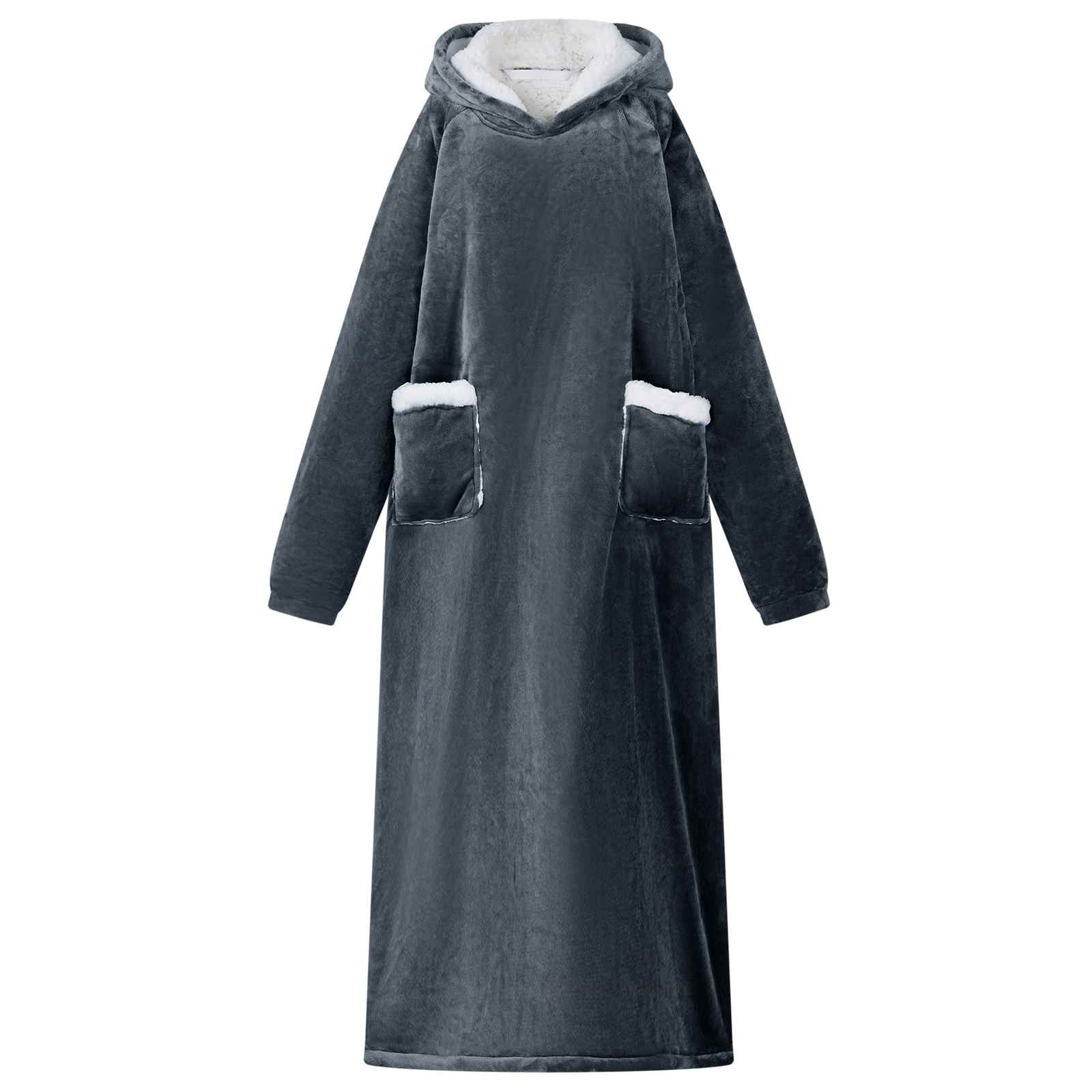 Deken hoodie Marineblauw L Fleece en Flanel is nu te koop bij PeponiXL, paradijselijk wonen!