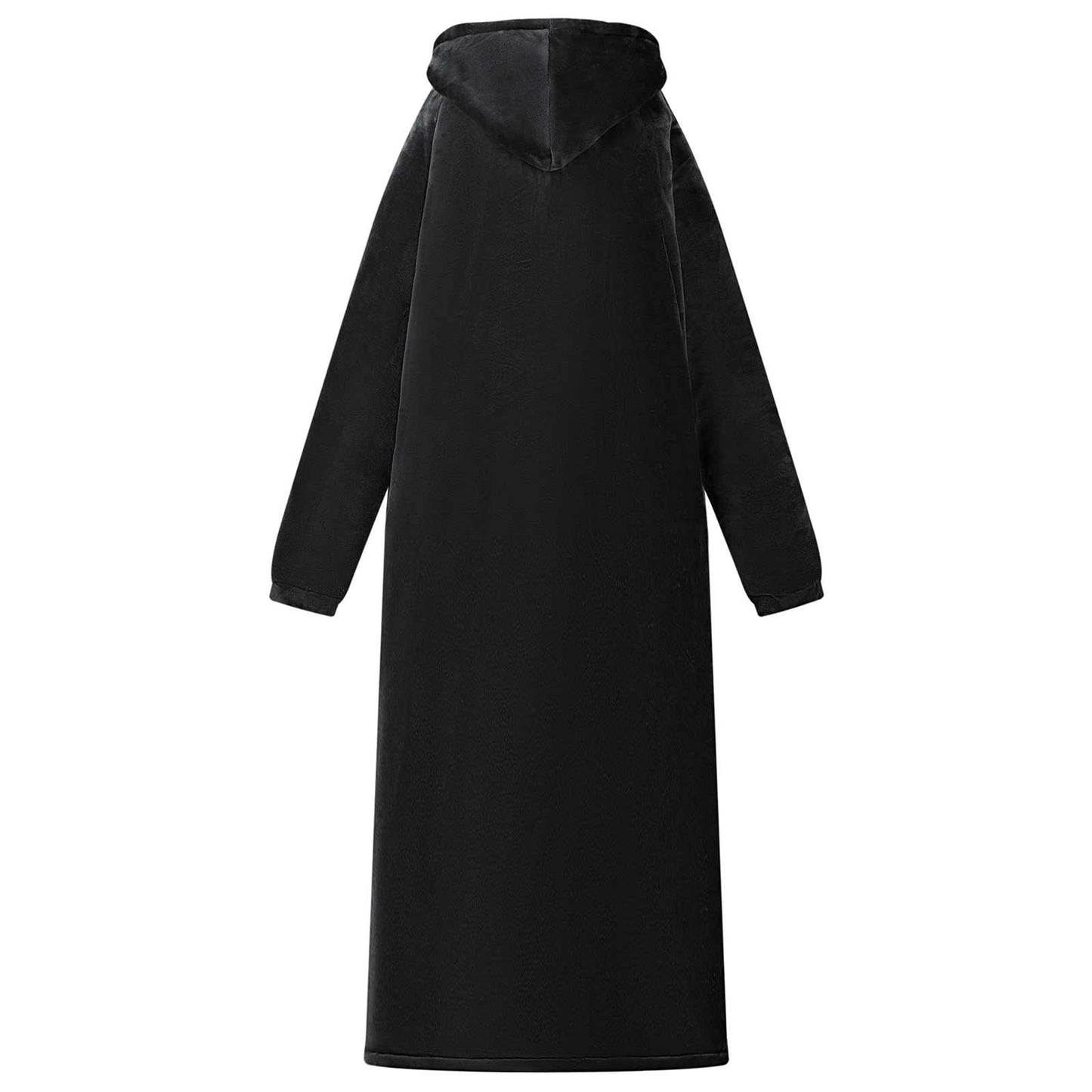 Deken hoodie Zwart M Fleece en Flanel is nu te koop bij PeponiXL, paradijselijk wonen!