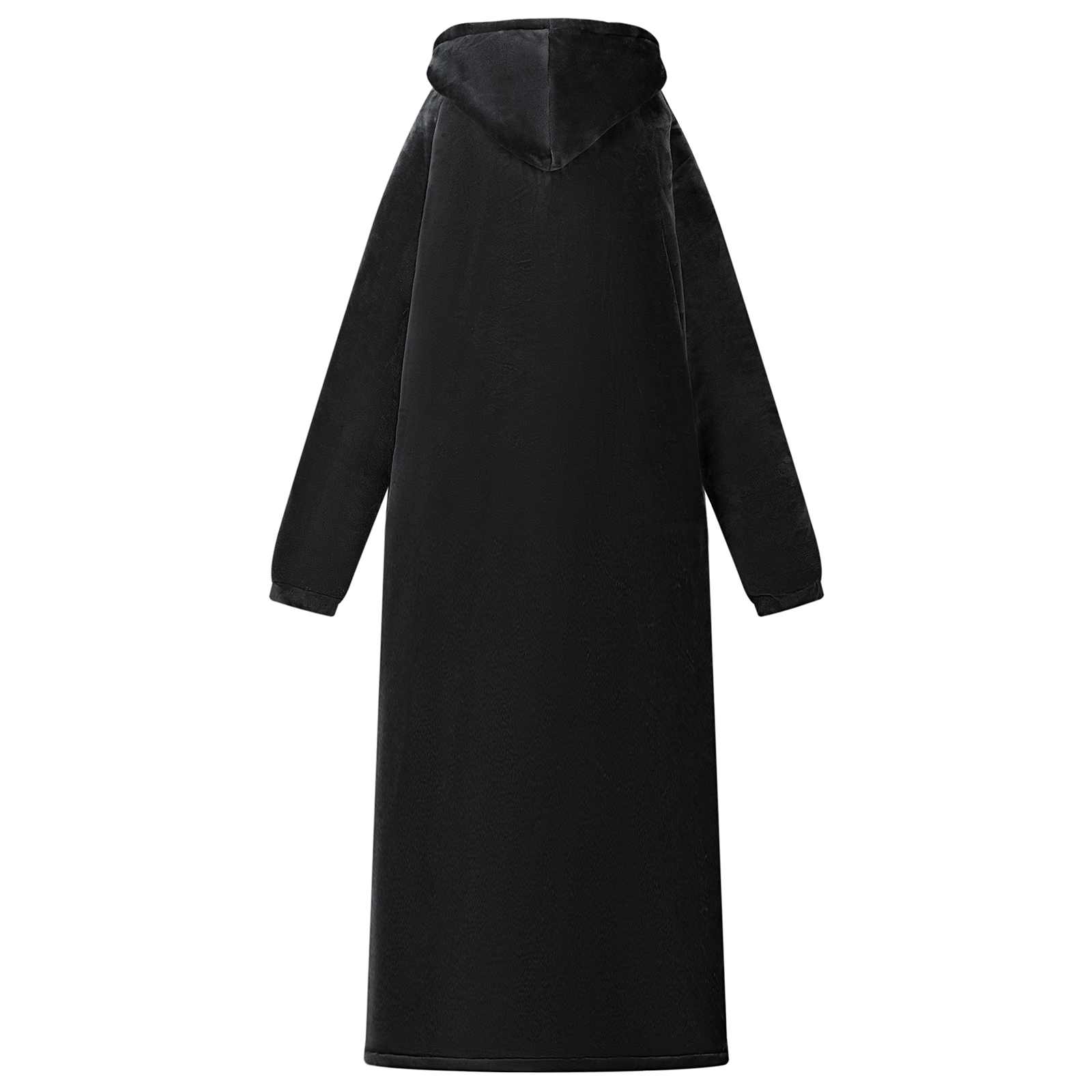 Deken hoodie Zwart M Fleece en Flanel is nu te koop bij PeponiXL, paradijselijk wonen!