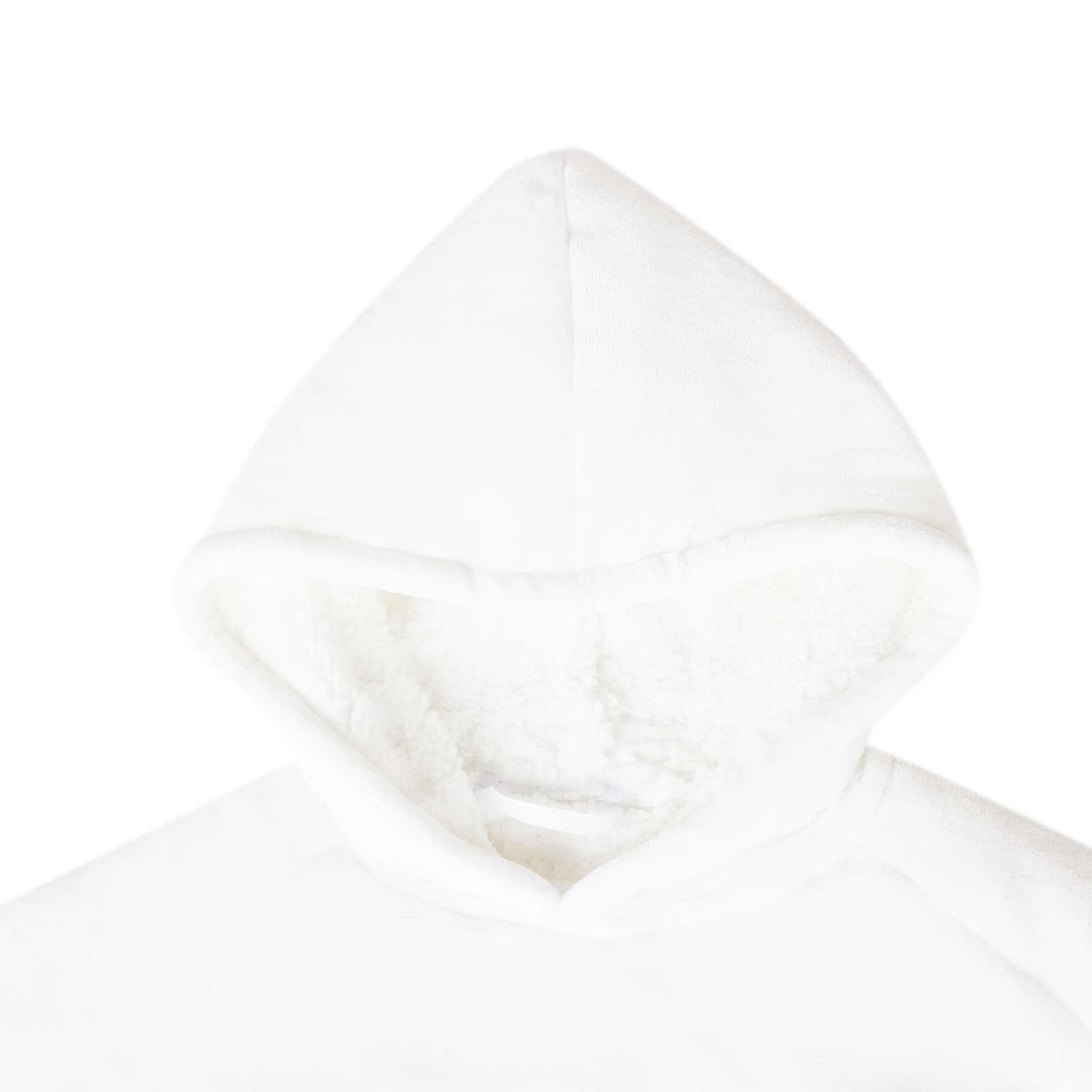 Deken hoodie Wit L Fleece en Flanel is nu te koop bij PeponiXL, paradijselijk wonen!