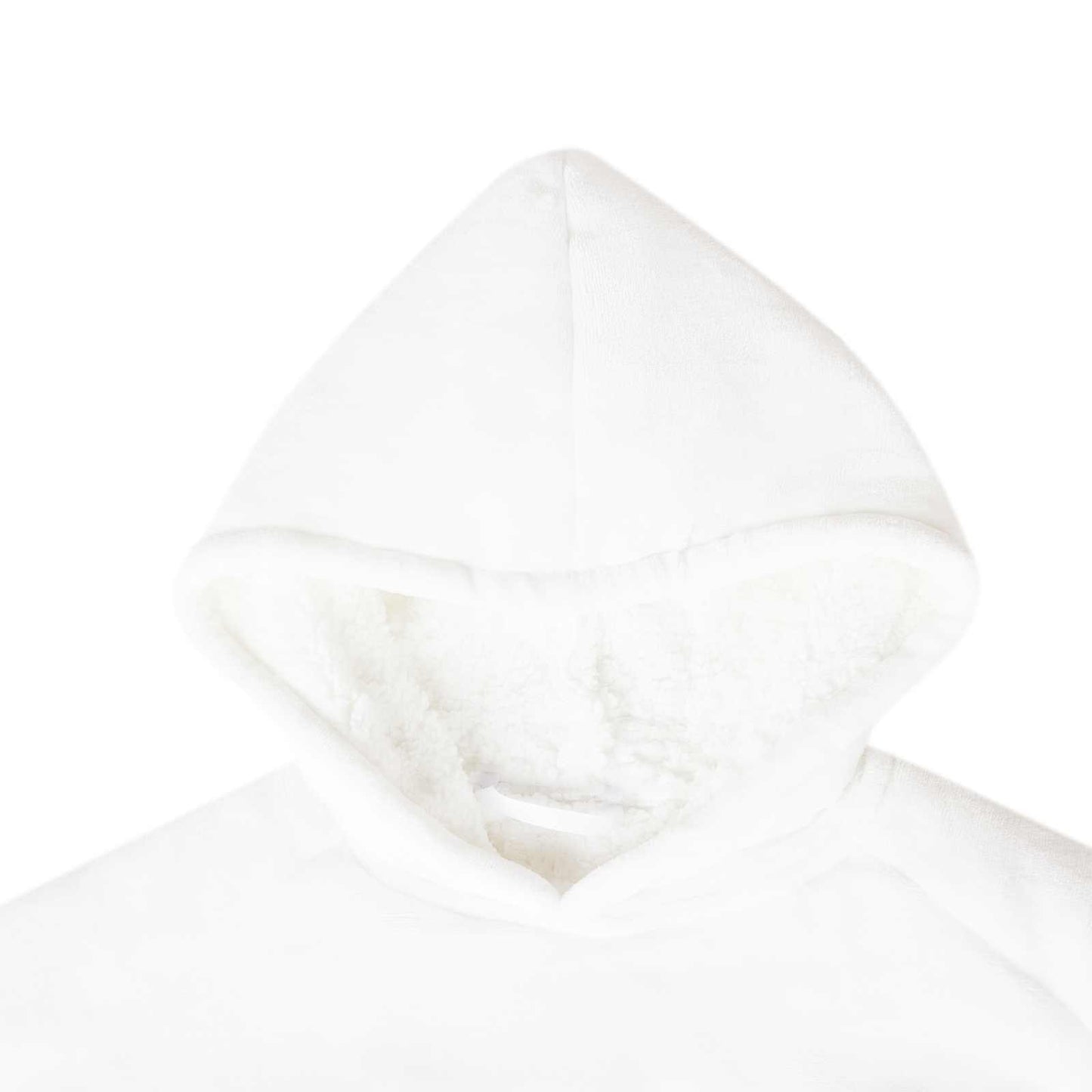 Deken hoodie Wit M Fleece en Flanel is nu te koop bij PeponiXL, paradijselijk wonen!