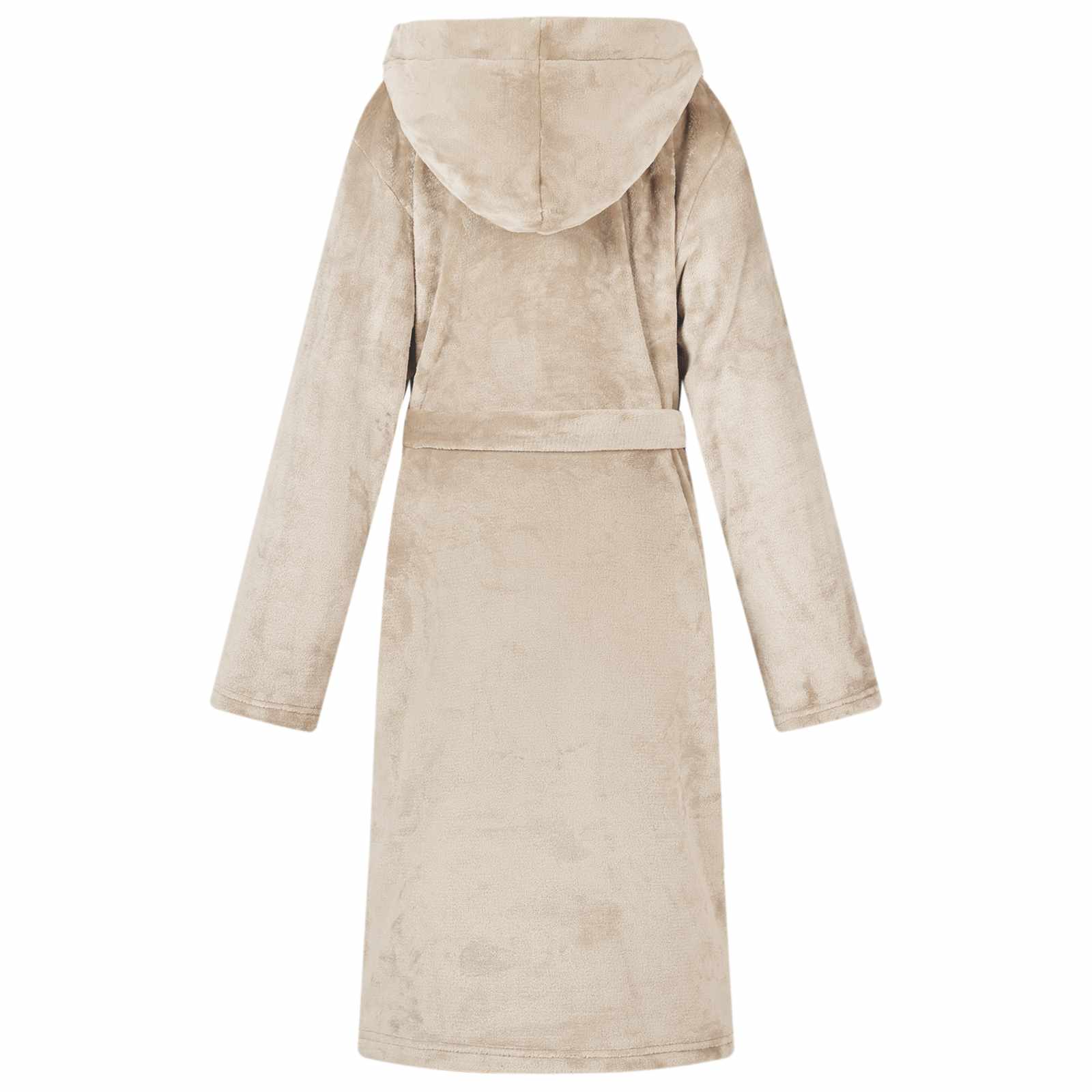 Badjas Hoodie Beige xxxl Flanel is nu te koop bij PeponiXL, paradijselijk wonen!