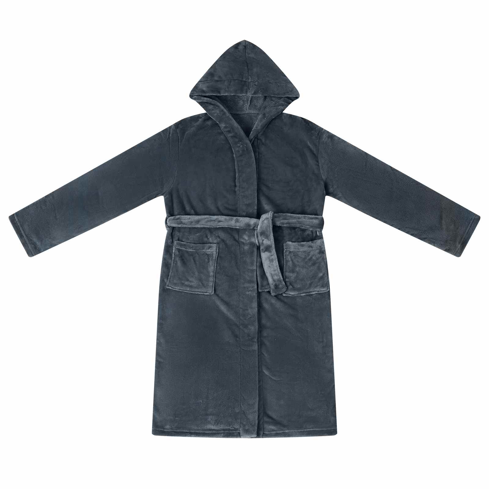Badjas Hoodie Marineblauw xl Flanel is nu te koop bij PeponiXL, paradijselijk wonen!
