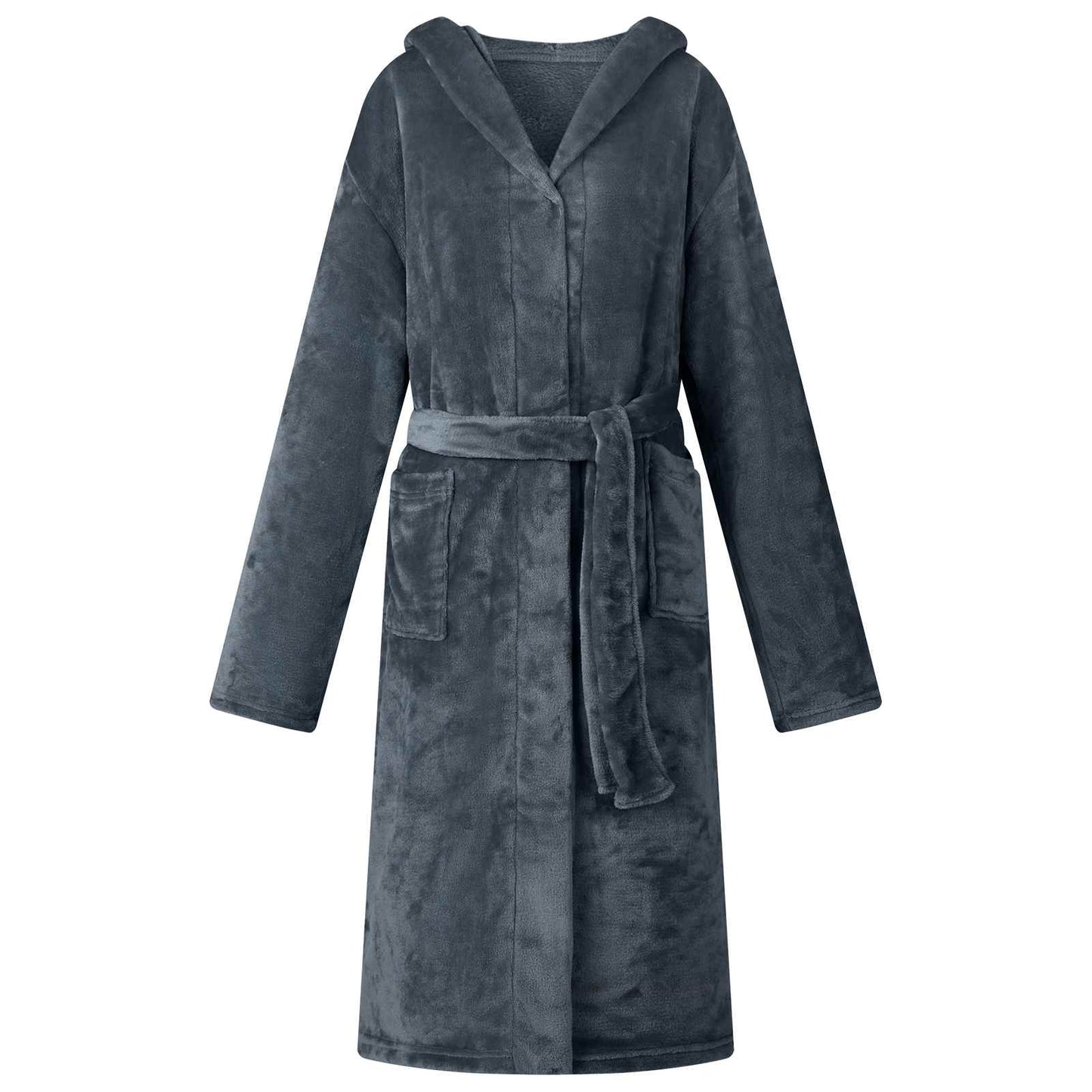 Badjas Hoodie Marineblauw xxl Flanel is nu te koop bij PeponiXL, paradijselijk wonen!
