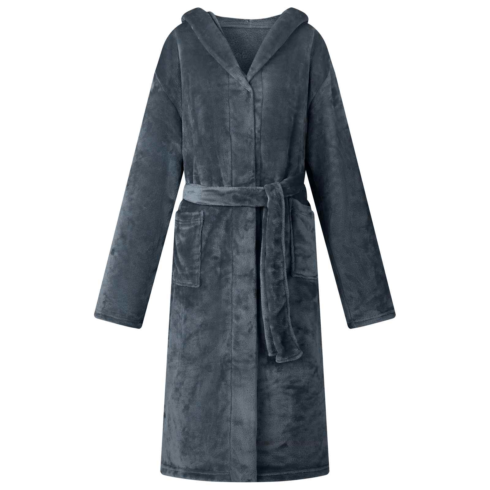 Badjas Hoodie Marineblauw xxl Flanel is nu te koop bij PeponiXL, paradijselijk wonen!