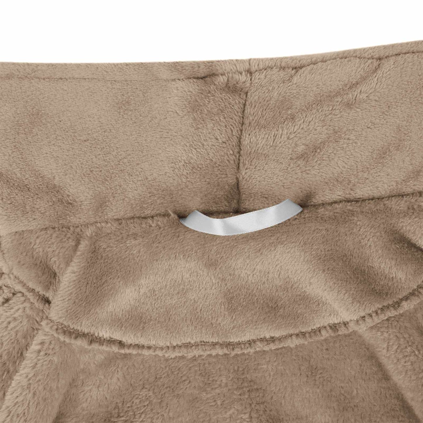Badjas zonder Kap Kameel m Flanel is nu te koop bij PeponiXL, paradijselijk wonen!