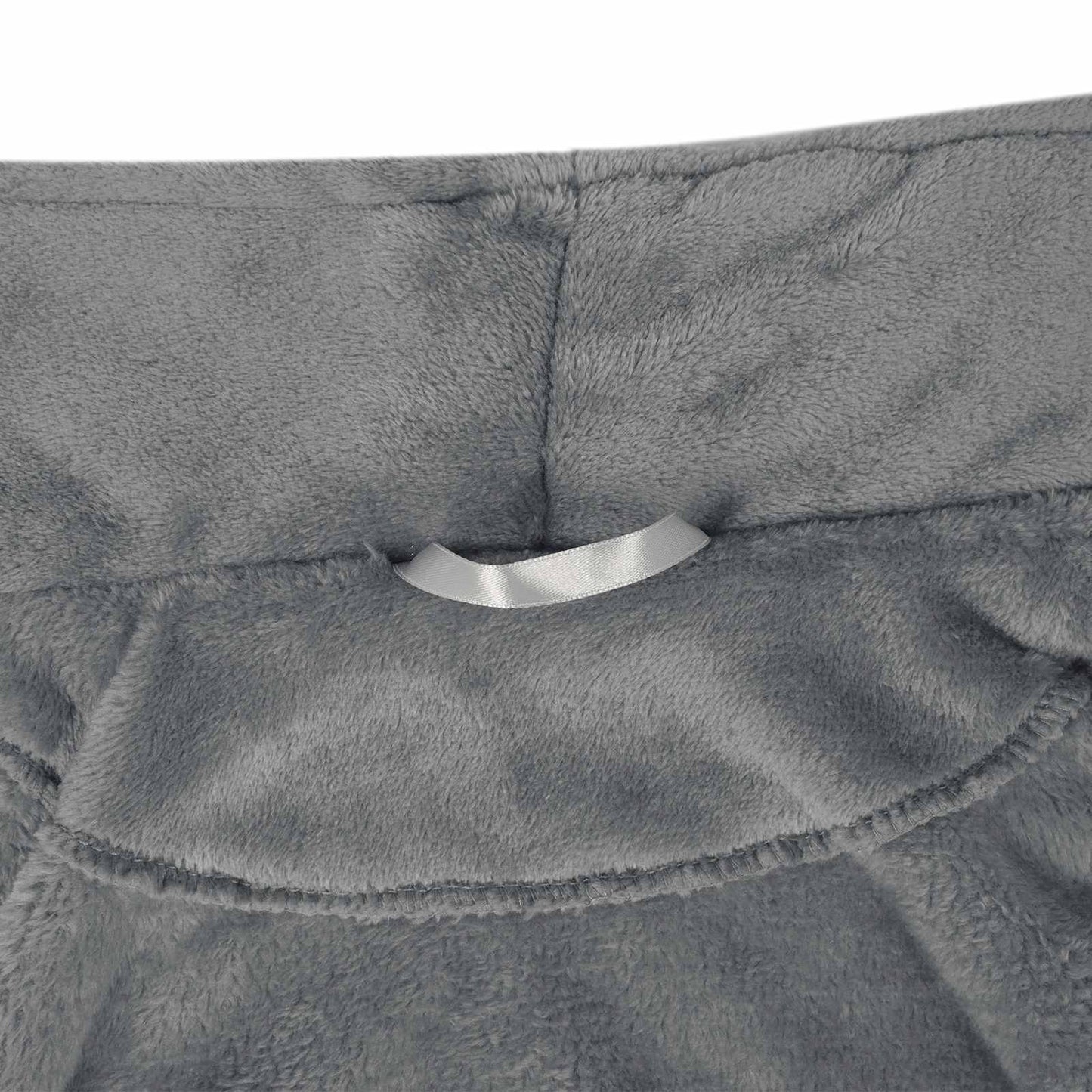 Badjas zonder Kap Donkergrijs xxl Flanel is nu te koop bij PeponiXL, paradijselijk wonen!