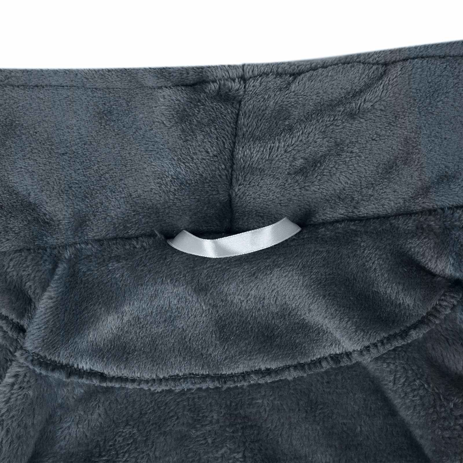 Badjas zonder Kap Marineblauw m Flanel is nu te koop bij PeponiXL, paradijselijk wonen!