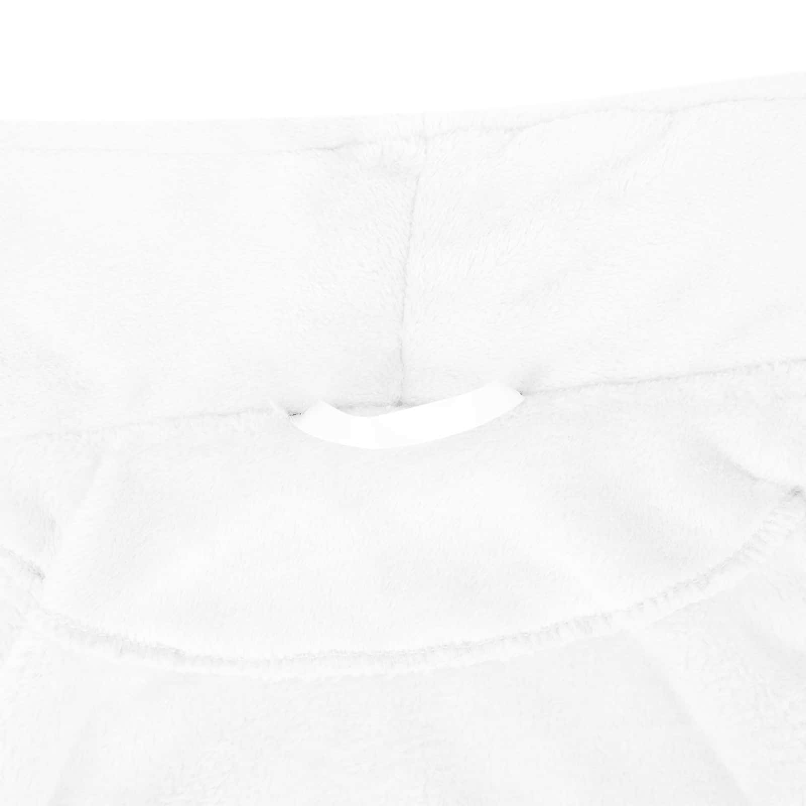 Badjas zonder Kap Wit s Flanel is nu te koop bij PeponiXL, paradijselijk wonen!