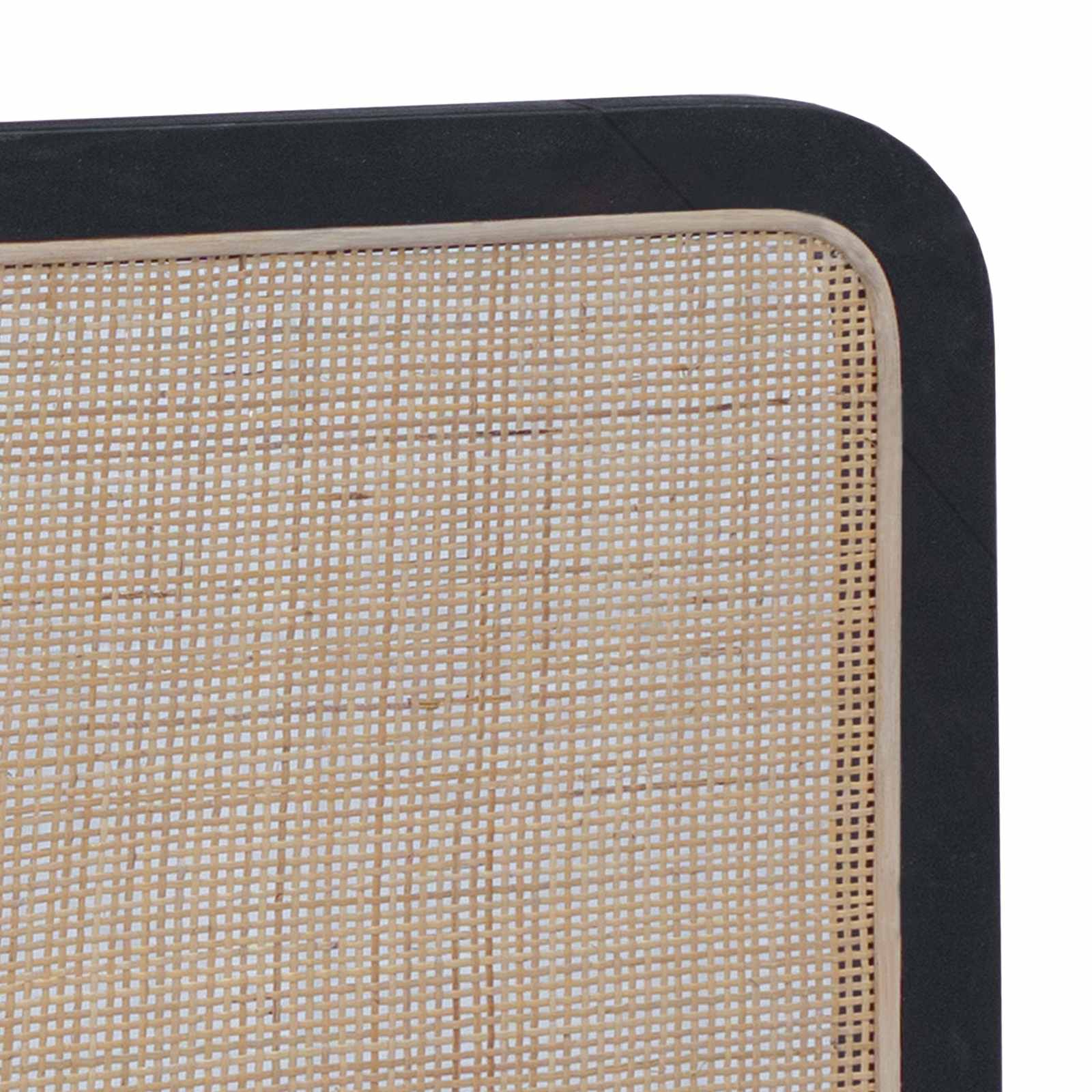 Hoofdbord met hoofdeinde Zwart 100 x 55 x 3 cm Rattan is nu te koop bij PeponiXL, paradijselijk wonen!