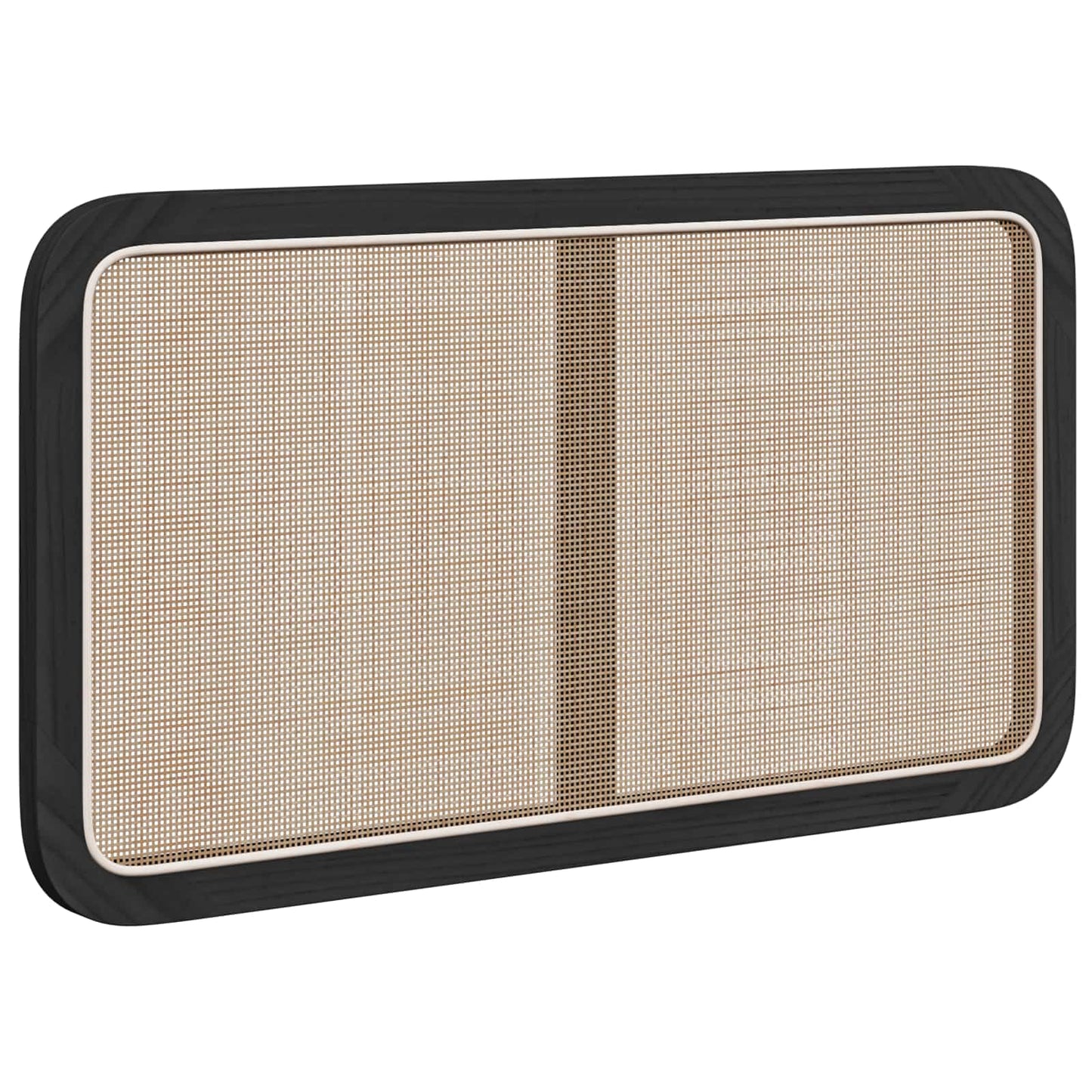 Hoofdbord met hoofdeinde Zwart 100 x 55 x 3 cm Rattan is nu te koop bij PeponiXL, paradijselijk wonen!