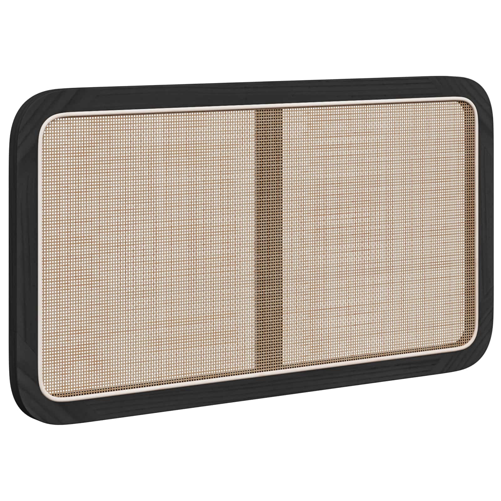 Hoofdbord met hoofdeinde Zwart 100 x 55 x 3 cm Rattan is nu te koop bij PeponiXL, paradijselijk wonen!
