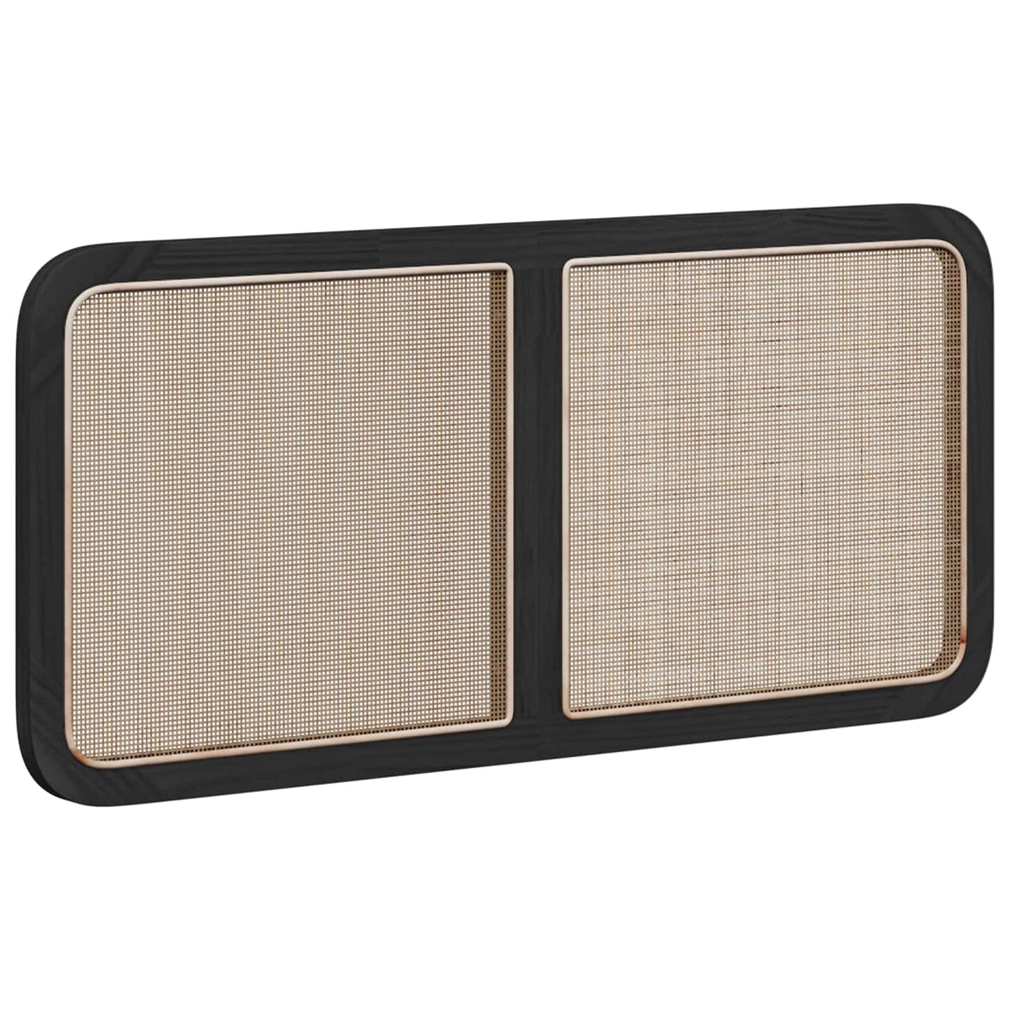 Hoofdbord met hoofdeinde Zwart 120 x 55 x 3 cm Rattan is nu te koop bij PeponiXL, paradijselijk wonen!