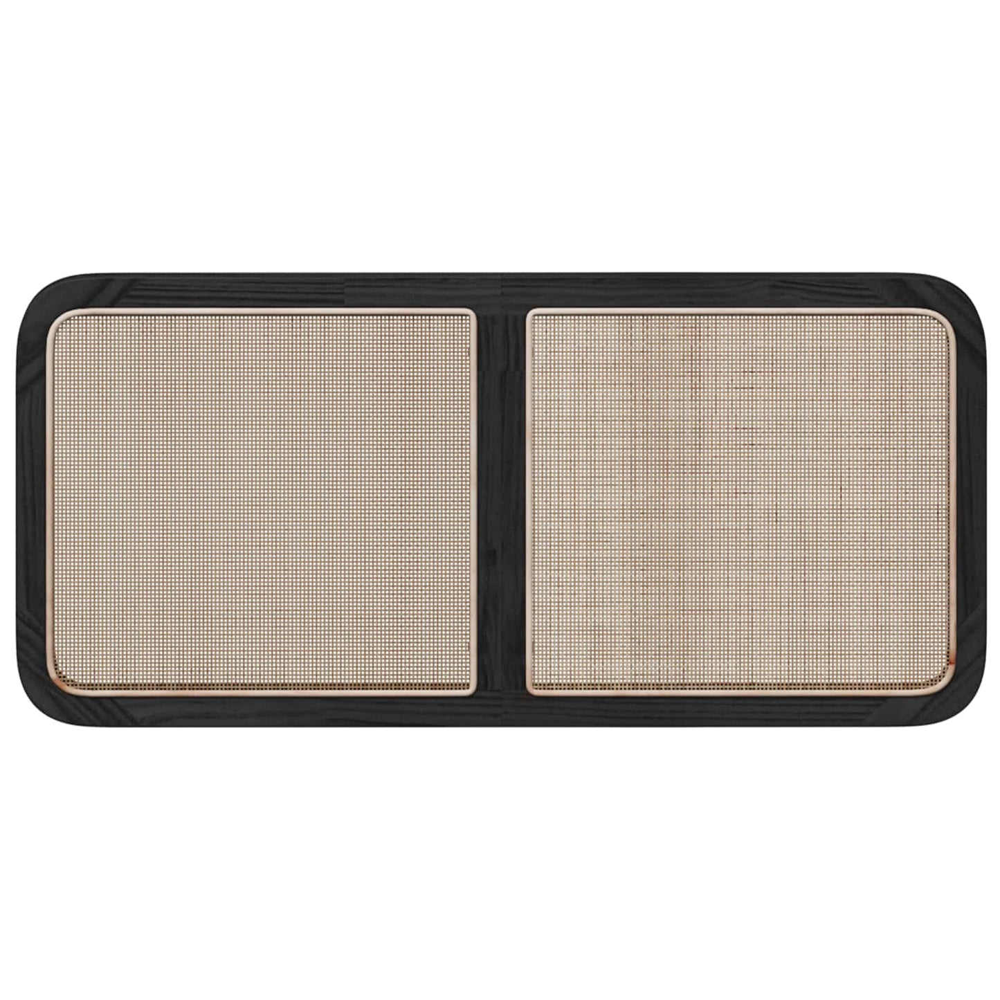 Hoofdbord met hoofdeinde Zwart 120 x 55 x 3 cm Rattan is nu te koop bij PeponiXL, paradijselijk wonen!