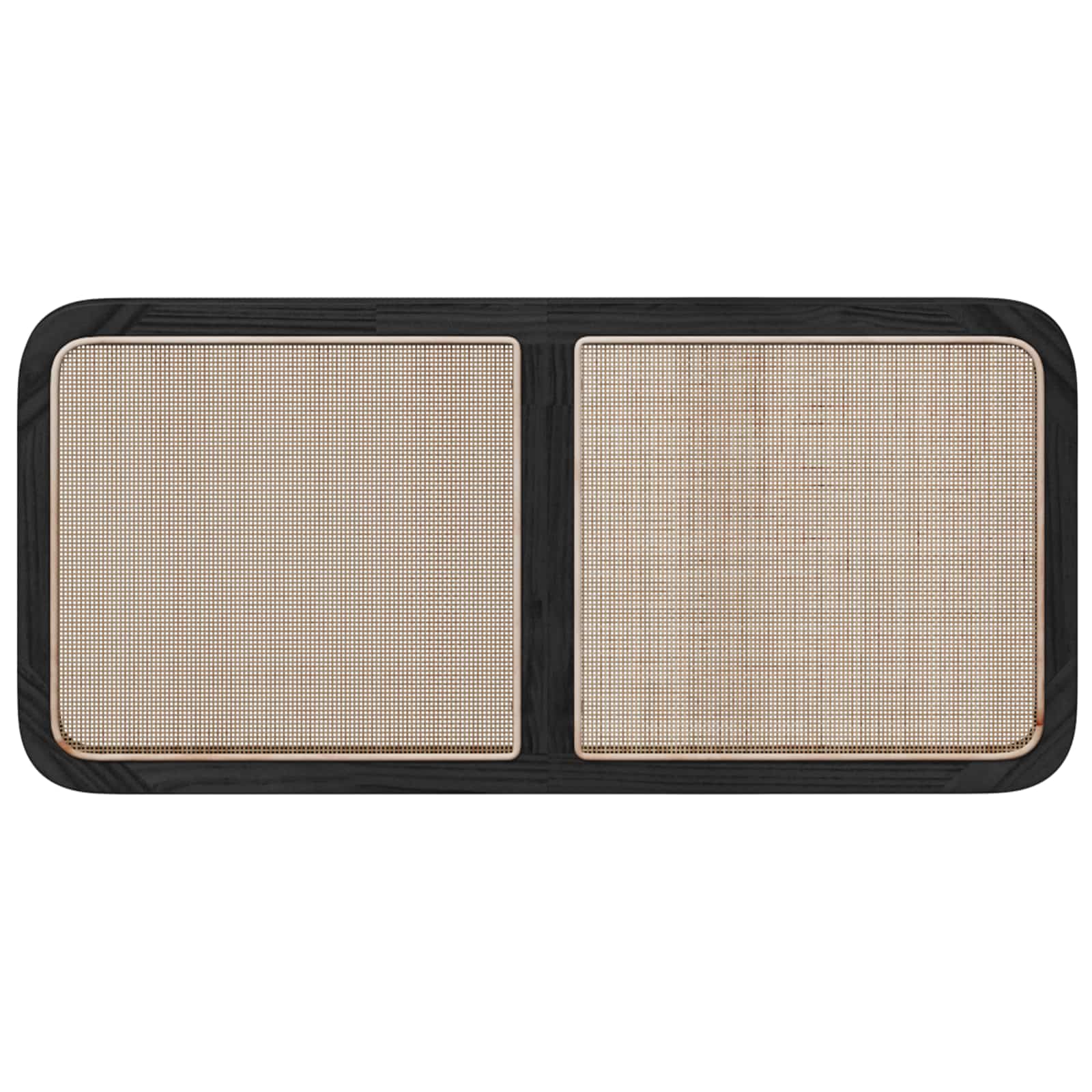 Hoofdbord met hoofdeinde Zwart 120 x 55 x 3 cm Rattan is nu te koop bij PeponiXL, paradijselijk wonen!