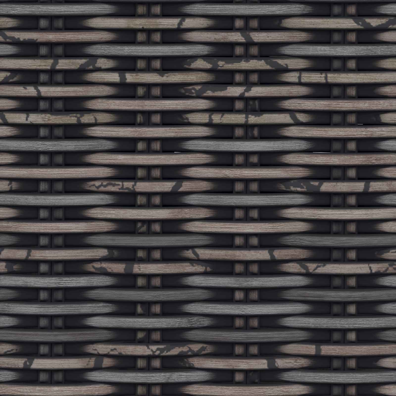 Opslagbank met kussen Zwart gewassen 110 x 40 x 50 cm Rattan is nu te koop bij PeponiXL, paradijselijk wonen!