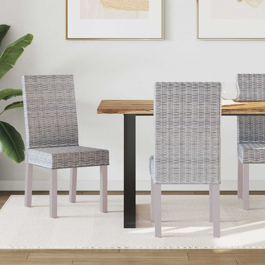 Eetkamerstoel 2 pcs Wit gewassen 45 x 54 x 93 cm is nu te koop bij PeponiXL, paradijselijk wonen!