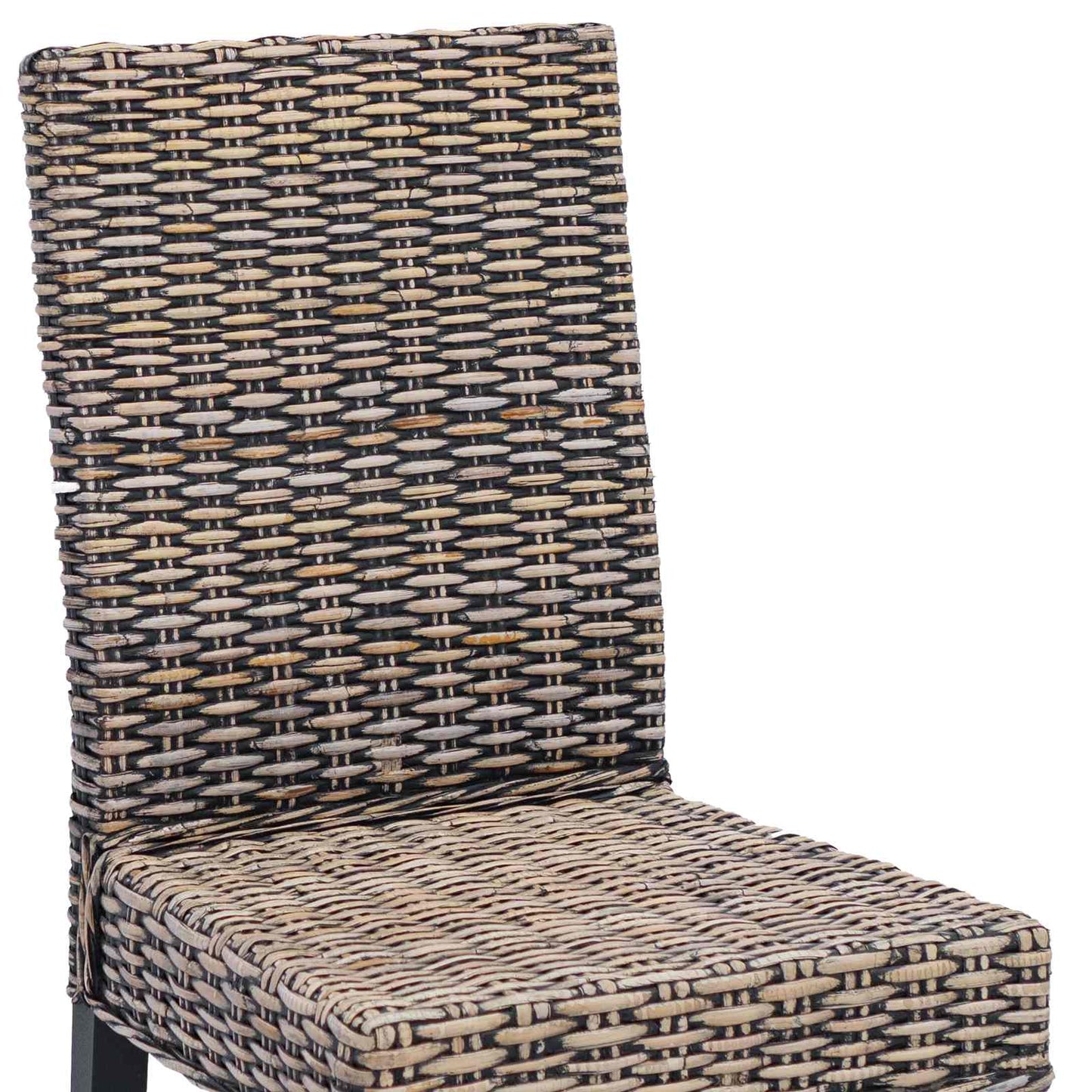 Eetkamerstoel 2 pcs Zwart gewassen 45 x 54 x 93 cm is nu te koop bij PeponiXL, paradijselijk wonen!