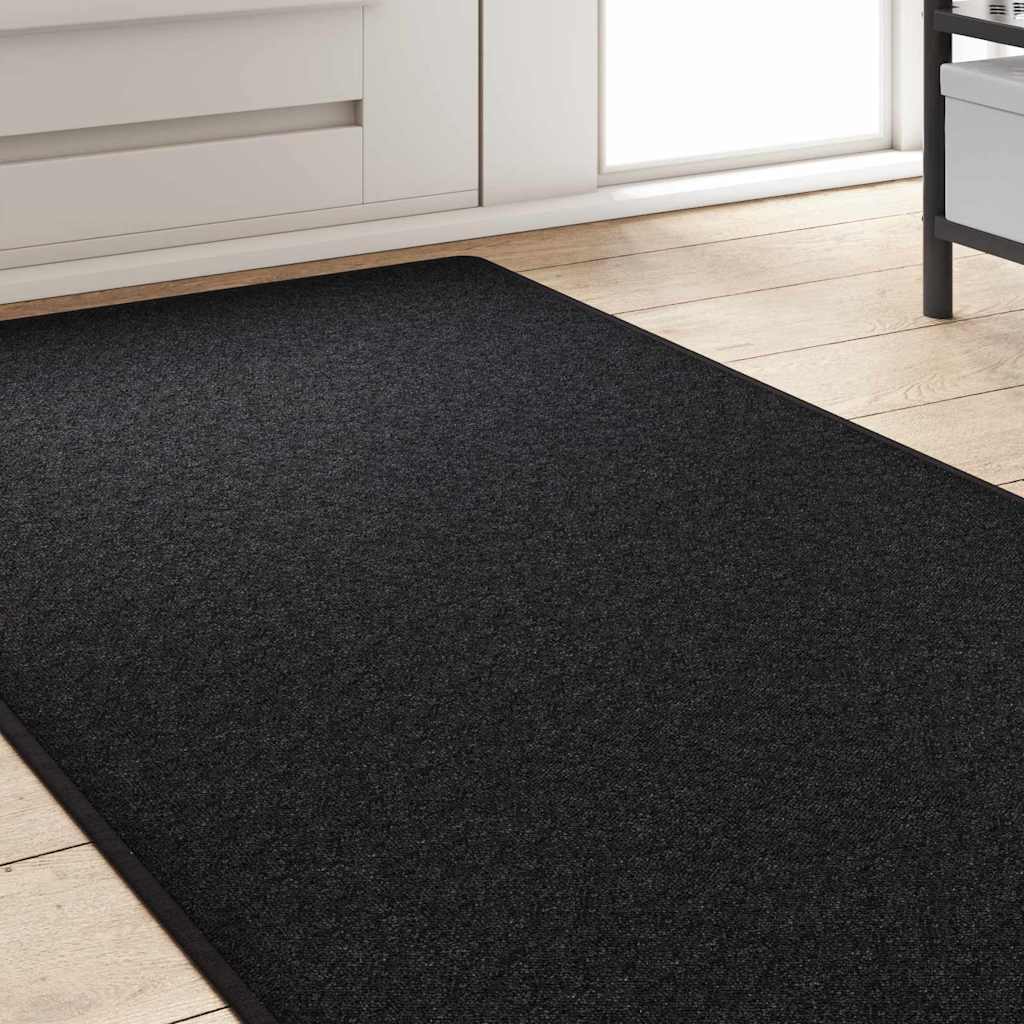 Tapijt Loper Antraciet 80 x 500 cm 100% Polypropyleen is nu te koop bij PeponiXL, paradijselijk wonen!