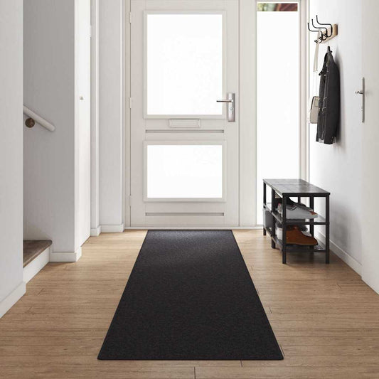 Tapijt Loper Antraciet 80 x 500 cm 100% Polypropyleen is nu te koop bij PeponiXL, paradijselijk wonen!