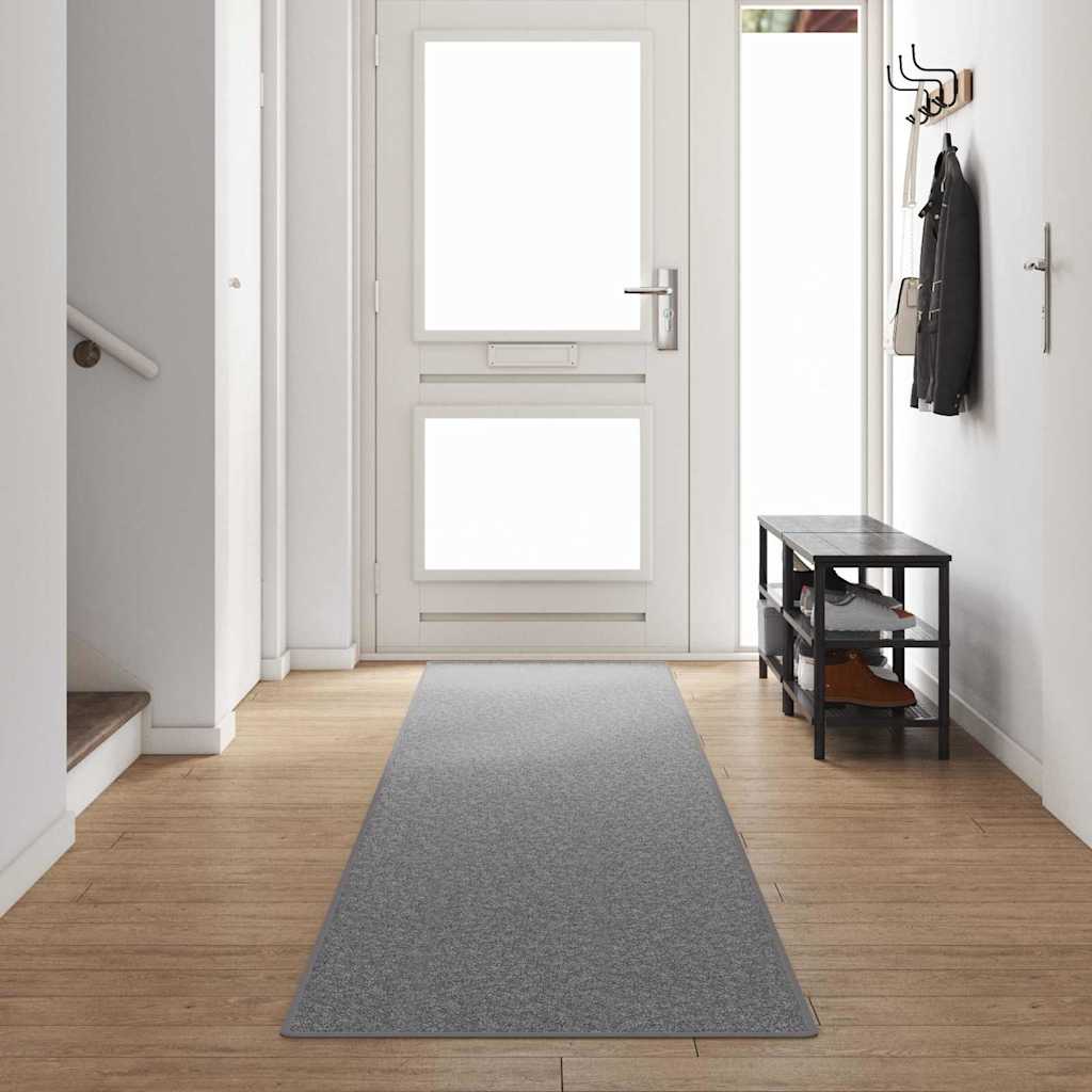 Tapijt Loper Lichtgrijs 80 x 500 cm 100% Polypropyleen is nu te koop bij PeponiXL, paradijselijk wonen!