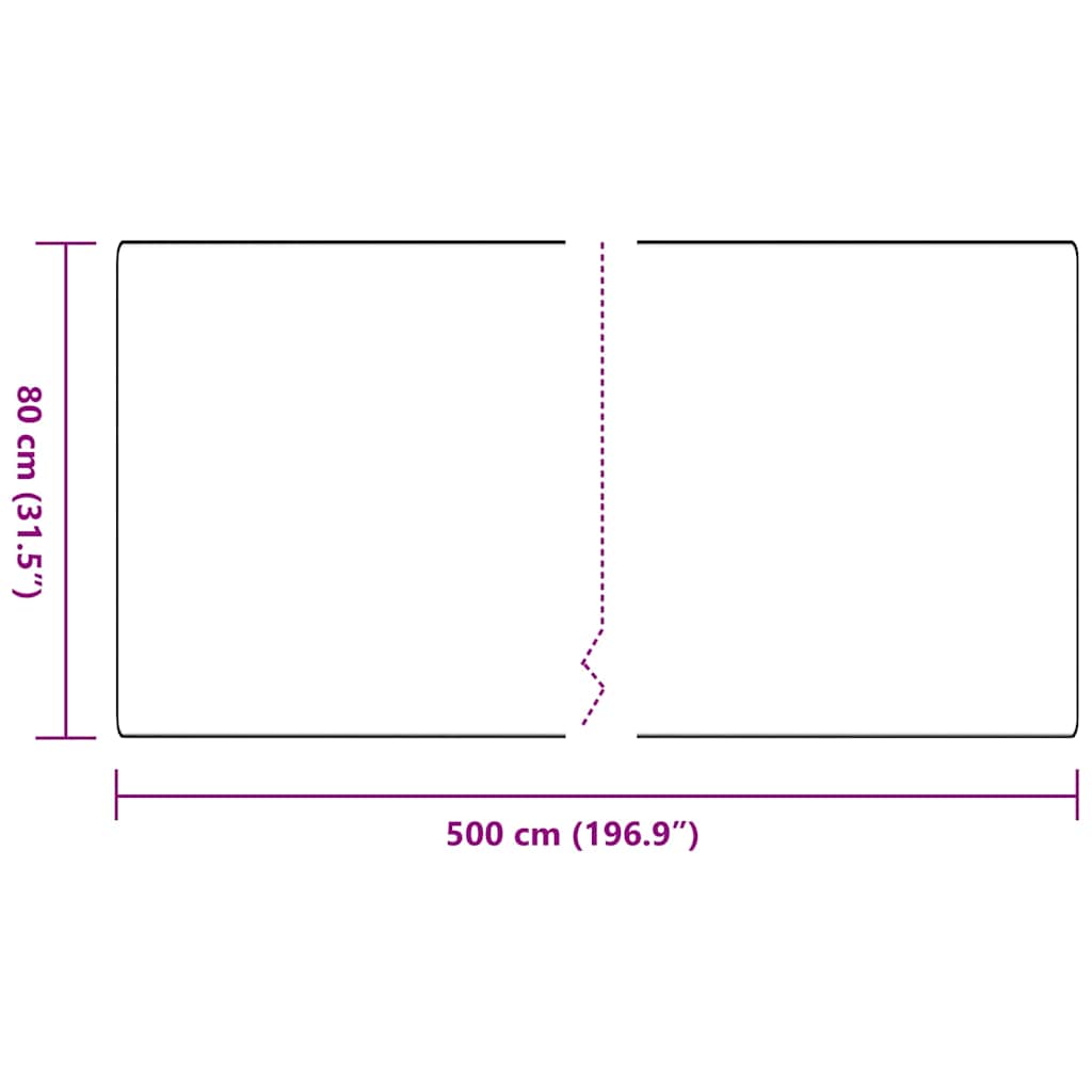 Tapijt Loper Lichtgrijs 80 x 500 cm 100% Polypropyleen is nu te koop bij PeponiXL, paradijselijk wonen!