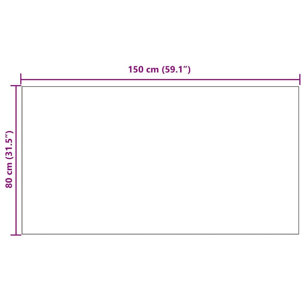 Tapijt Loper Grijs 80 x 150 cm Stof is nu te koop bij PeponiXL, paradijselijk wonen!