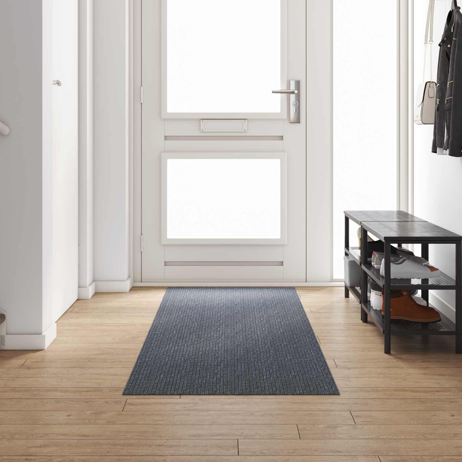 Tapijt Loper Grijs 80 x 300 cm Stof is nu te koop bij PeponiXL, paradijselijk wonen!