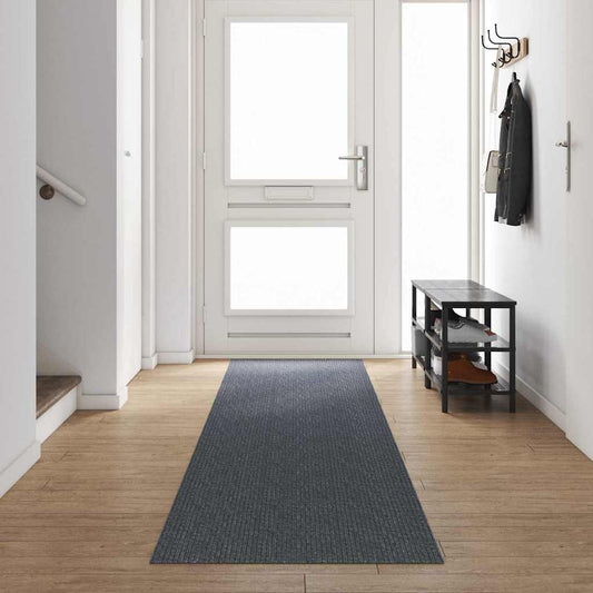 Tapijt Loper Grijs 80 x 500 cm Stof is nu te koop bij PeponiXL, paradijselijk wonen!