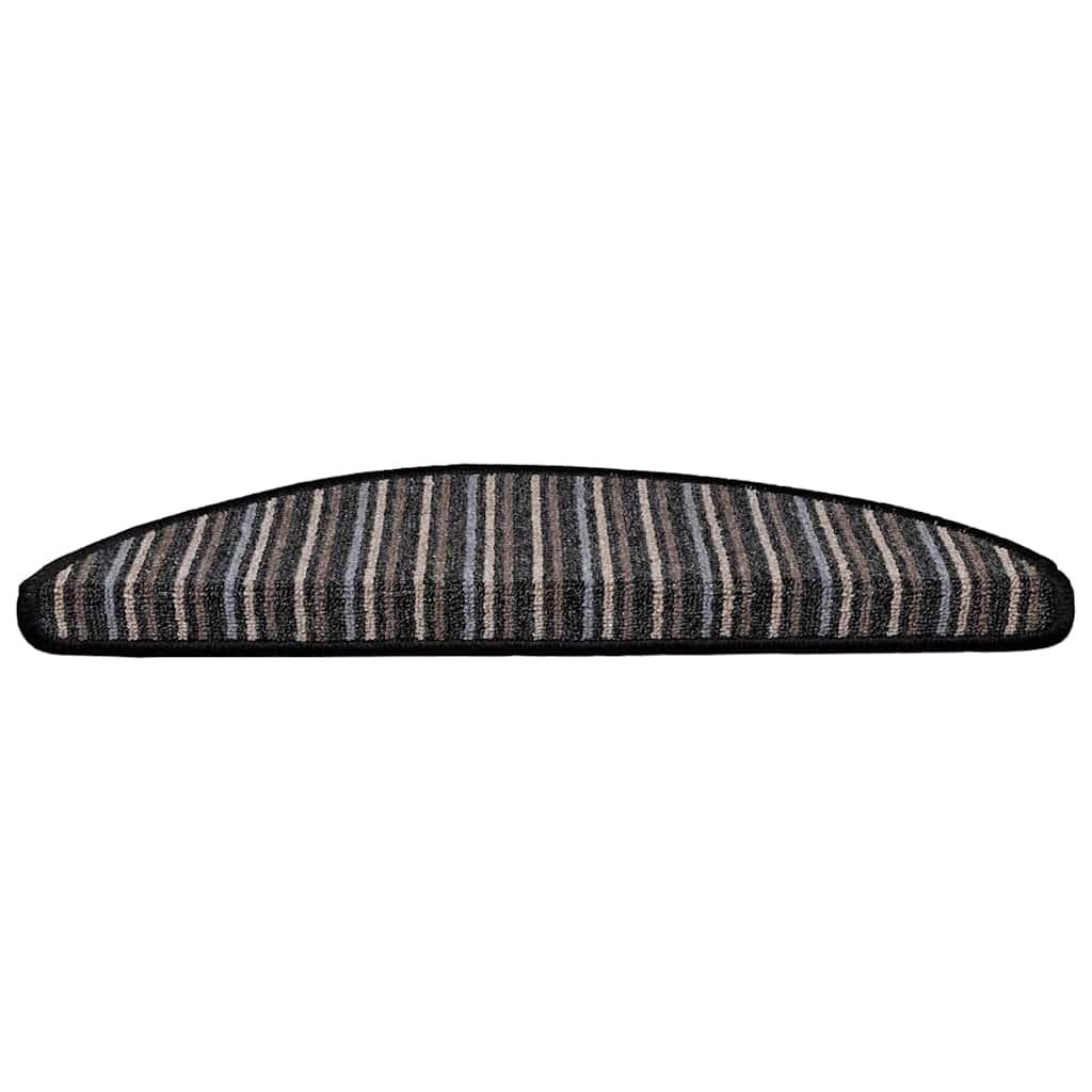 Zelfklevende Trapmatten 15 pcs Antraciet 56 x 17 x 3 cm is nu te koop bij PeponiXL, paradijselijk wonen!