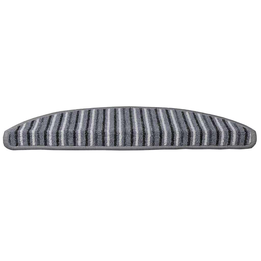 Zelfklevende Trapmatten 15 pcs Grijs 56 x 17 x 3 cm is nu te koop bij PeponiXL, paradijselijk wonen!