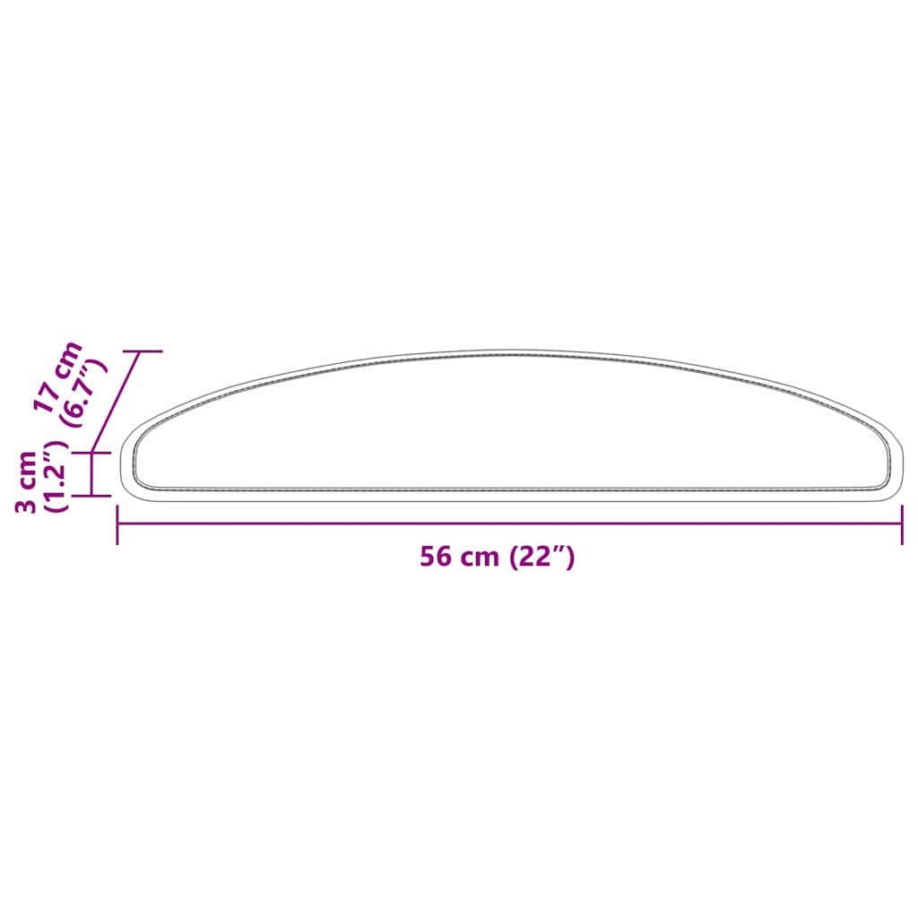 Zelfklevende Trapmatten 15 pcs Grijs 56 x 17 x 3 cm is nu te koop bij PeponiXL, paradijselijk wonen!