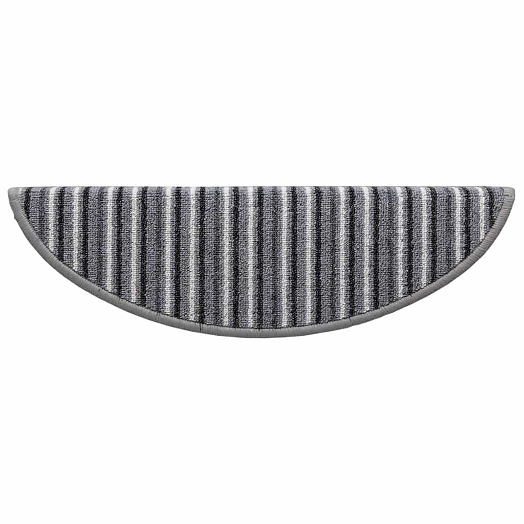 Zelfklevende Trapmatten 15 pcs Grijs 56 x 17 x 3 cm is nu te koop bij PeponiXL, paradijselijk wonen!